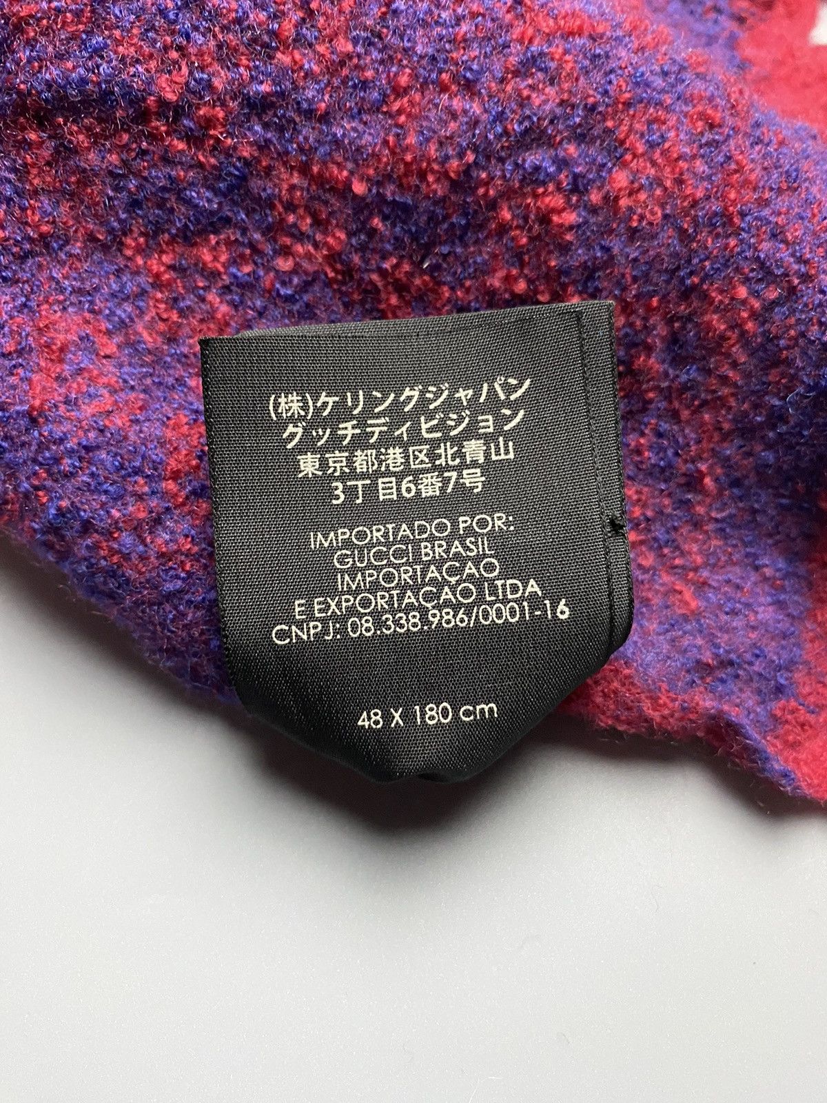 Gucci Gucci GG Logo Wool Monogram Scarf Size ONE SIZE - 7 Thumbnail