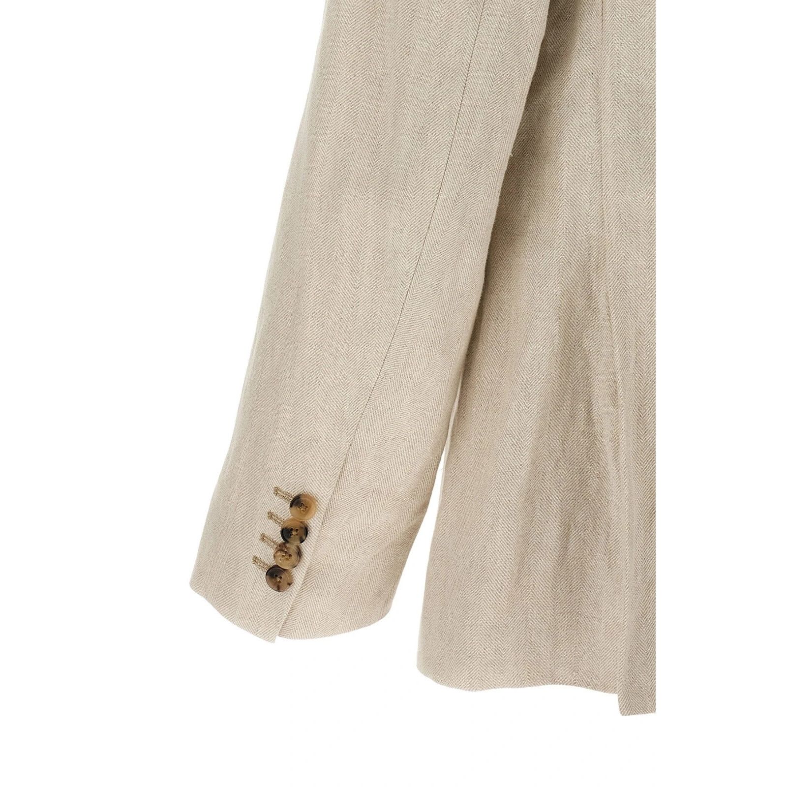 Dries Van Noten DRIES VAN NOTEN Barry Double Breasted Brown Wool Blazer New Size US XXL / EU 58 / 5 - 4 Thumbnail