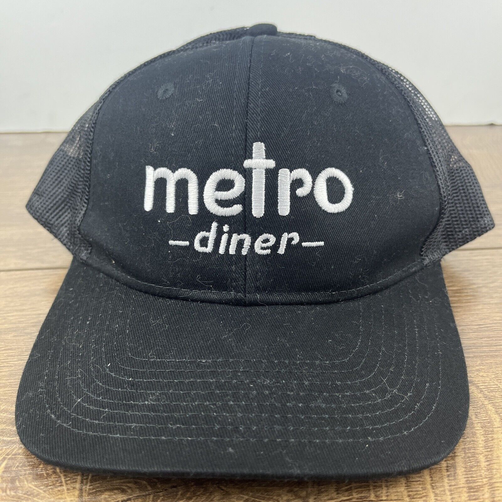 Other Metro Diner Hat Metro Diner Black Hat Adjustable Adult Size Size ONE SIZE - 5 Thumbnail
