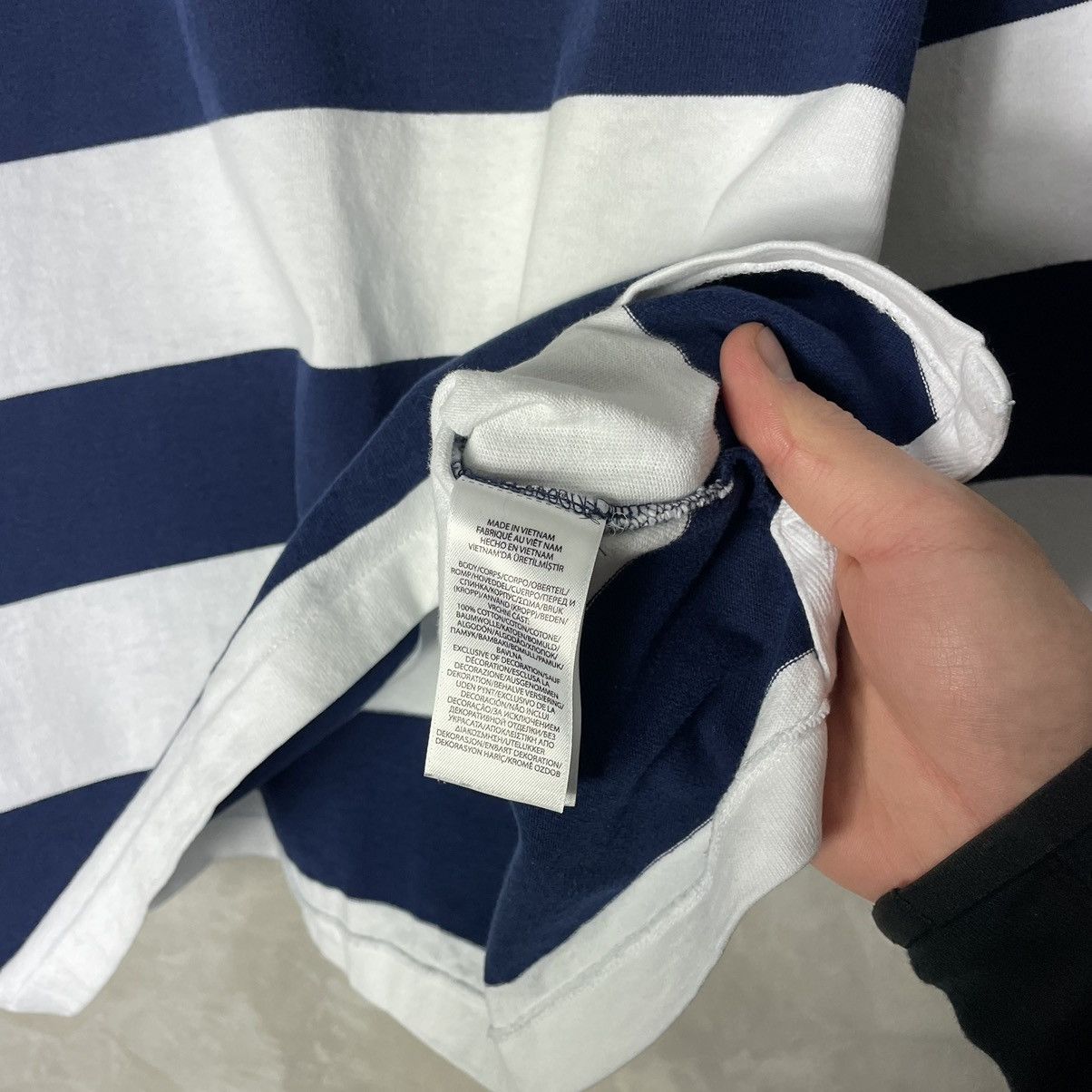 Polo Ralph Lauren × Vintage Vintage Polo Ralph Lauren Striped Rugby Shirt Size US L / EU 52-54 / 3 - 7 Thumbnail