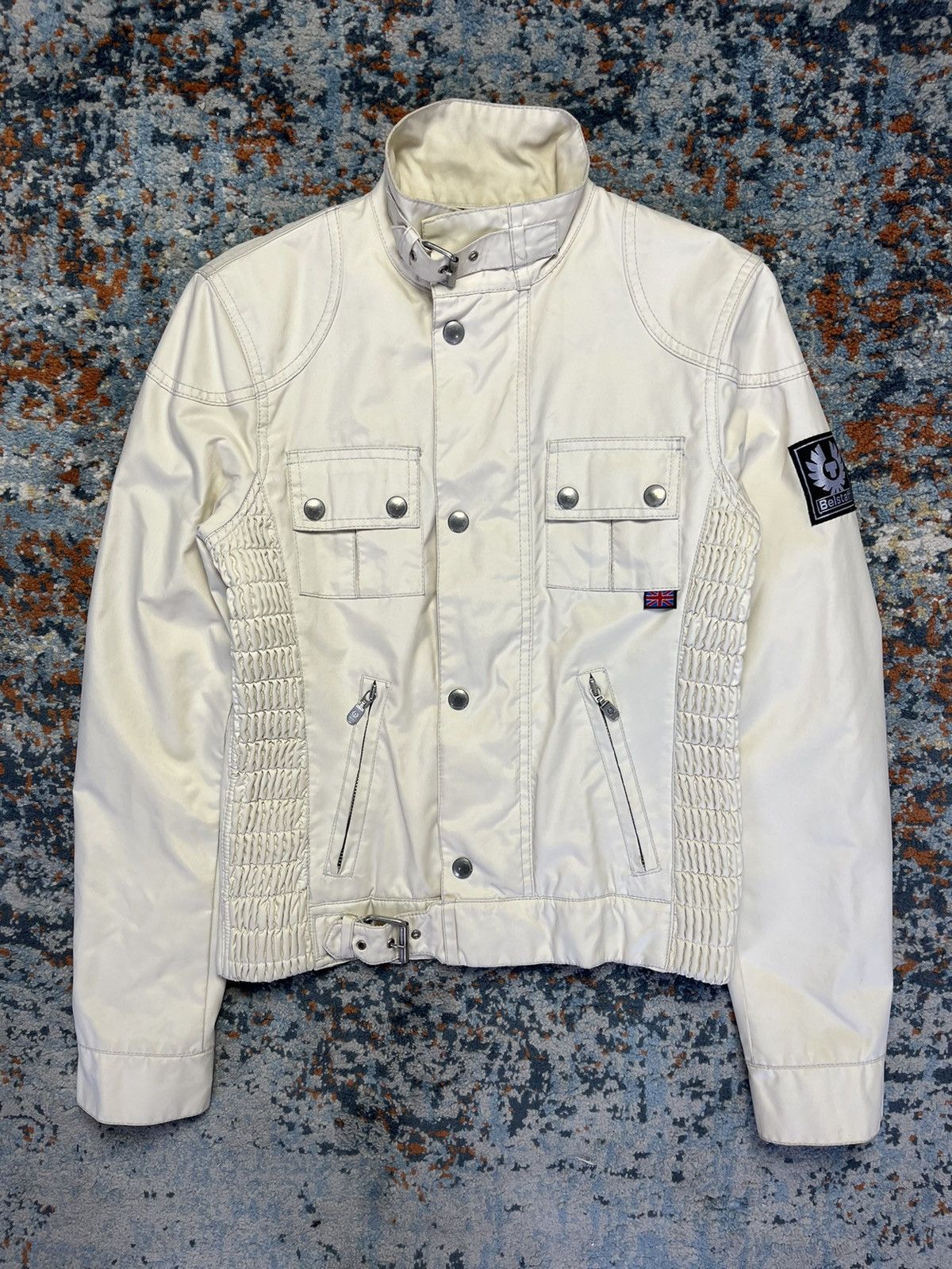Belstaff × Vintage Vintage 90s Belstaff Gangster 1969 cropped biker jacket Size L / US 10 / IT 46 - 2 Thumbnail