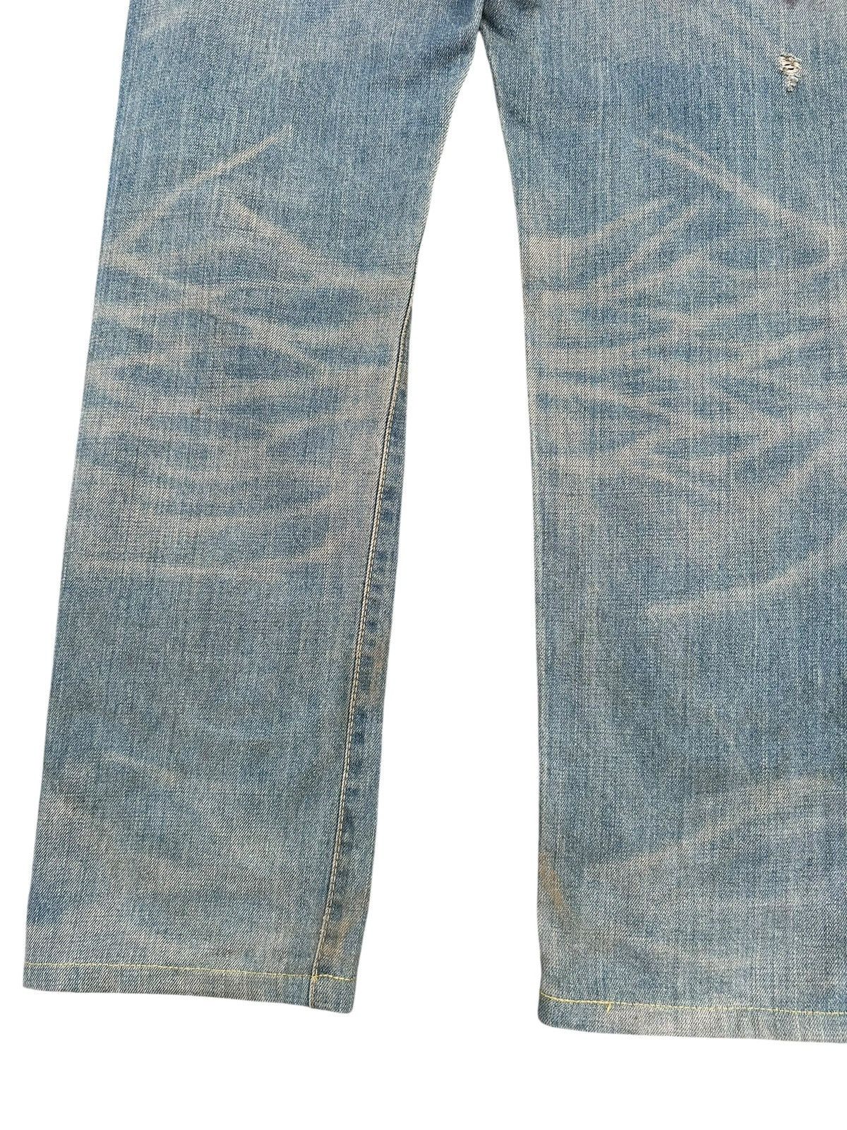 Kapital Vintage Edwin 505ZX Selvedge Buckle Back Distressed Denim Size US 32 / EU 48 - 15 Thumbnail