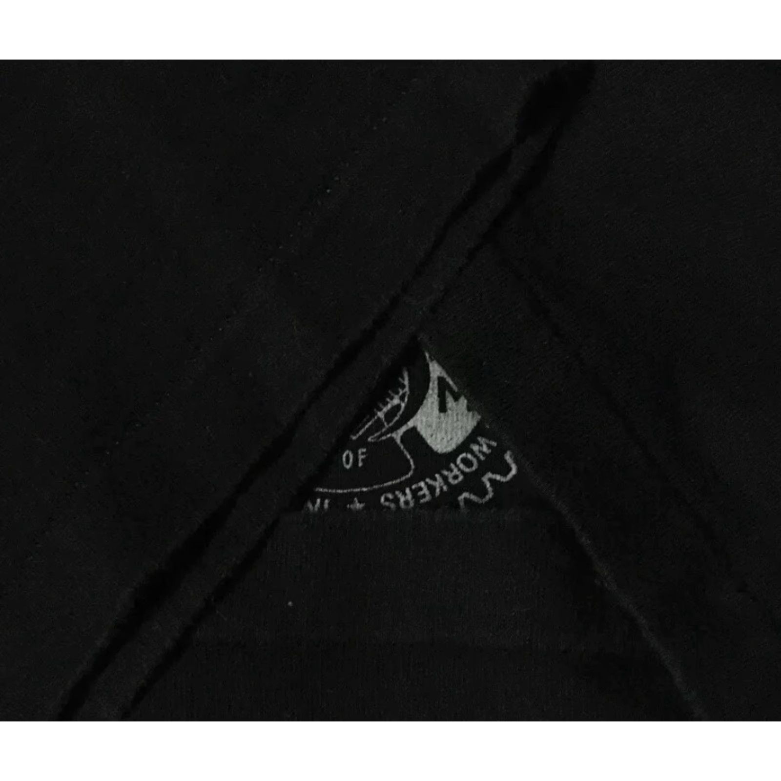 Vintage VINTAGE 90s Machinists Union Faded Distress Shirt XL Black Mens T-Shirt High-Quality Single Stitch Trucker Workwear Grunge Biker IAMAW 80s Size US XL / EU 56 / 4 - 5 Thumbnail