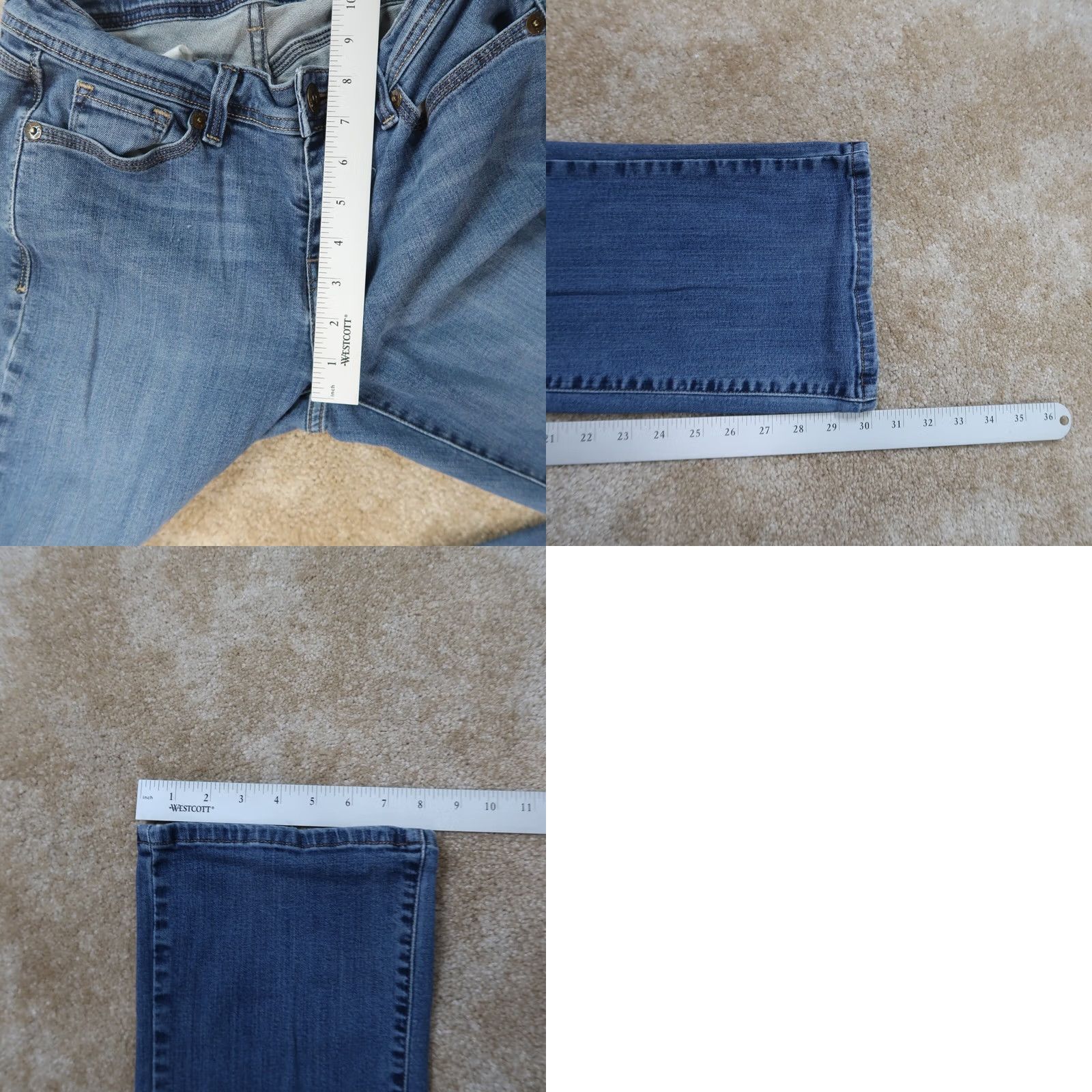 Levi's Levi's 515 Bootcut Jeans Women's 6 Blue Denim Stretch Mid Rise 30in Inseam 5-Pocket Classic Fit Size 28" / US 6 / IT 42 - 8 Thumbnail