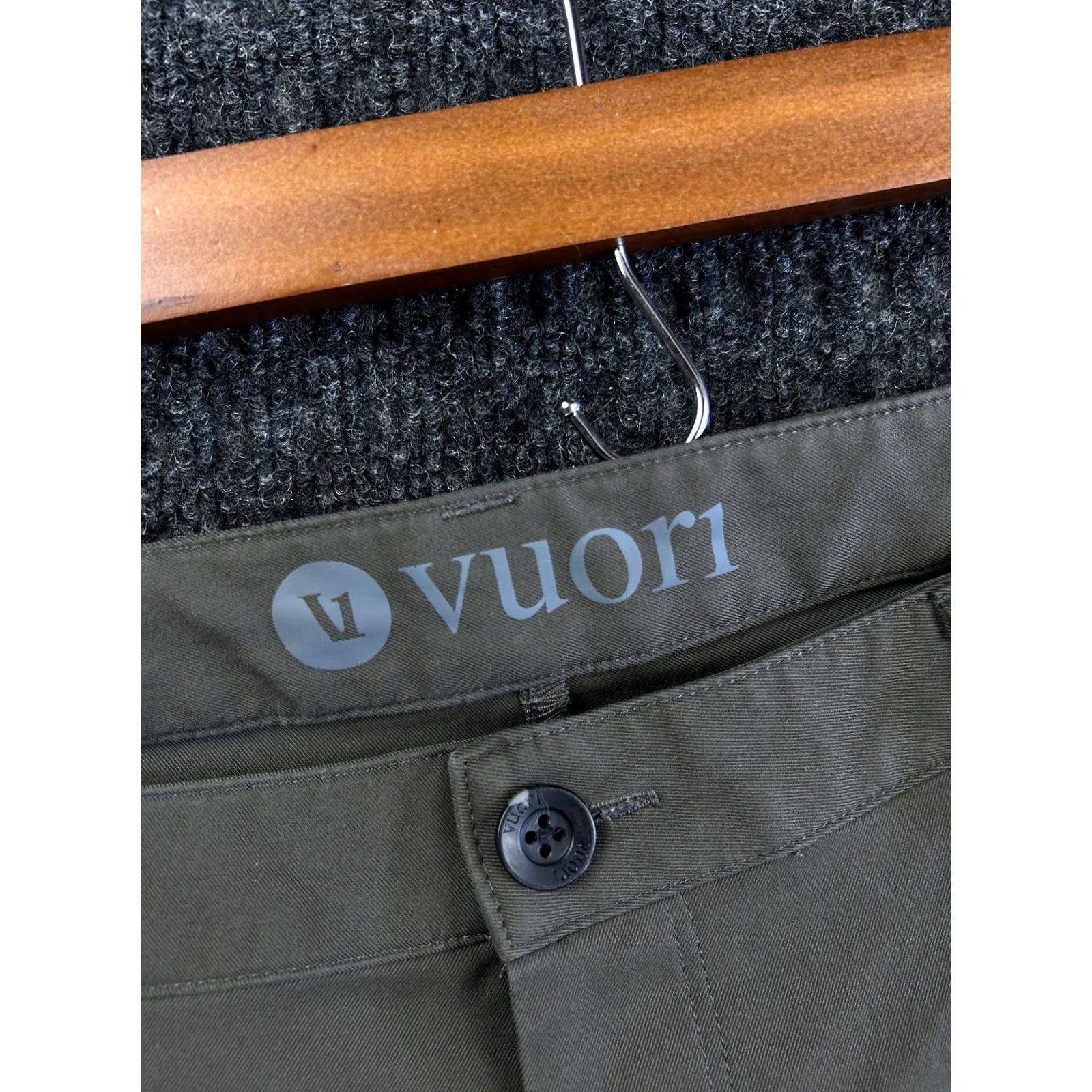 Vuori Vuori Mens Pants Cascade Tech Chino 32 Green Slim Tapered Inseam 30 Regular Size US 32 / EU 48 - 6 Thumbnail