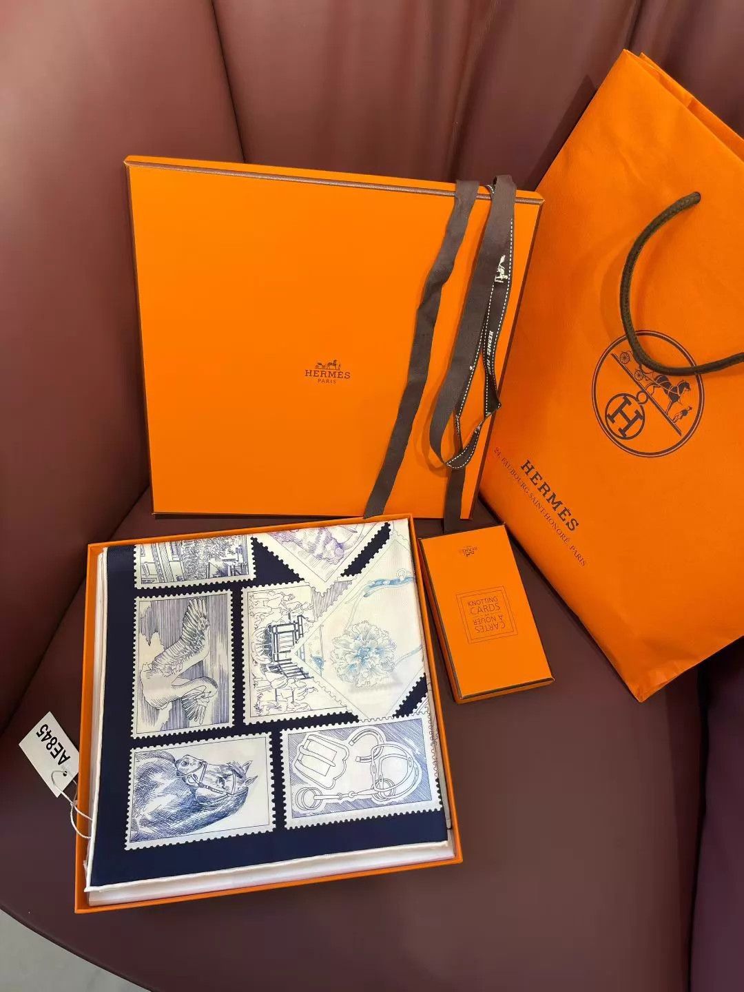 Hermes Hermes Fubao Collector 90x90 Scarf New w/ Box AE845 Size ONE SIZE - 3 Thumbnail
