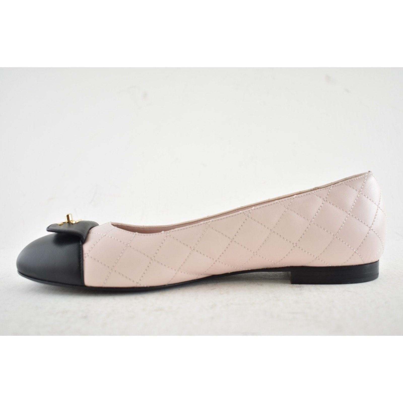 Chanel Chanel 24B Black Turnlock Gold CC Quilted Ballet Flat 38 Size US 8 / IT 38 - 12 Thumbnail