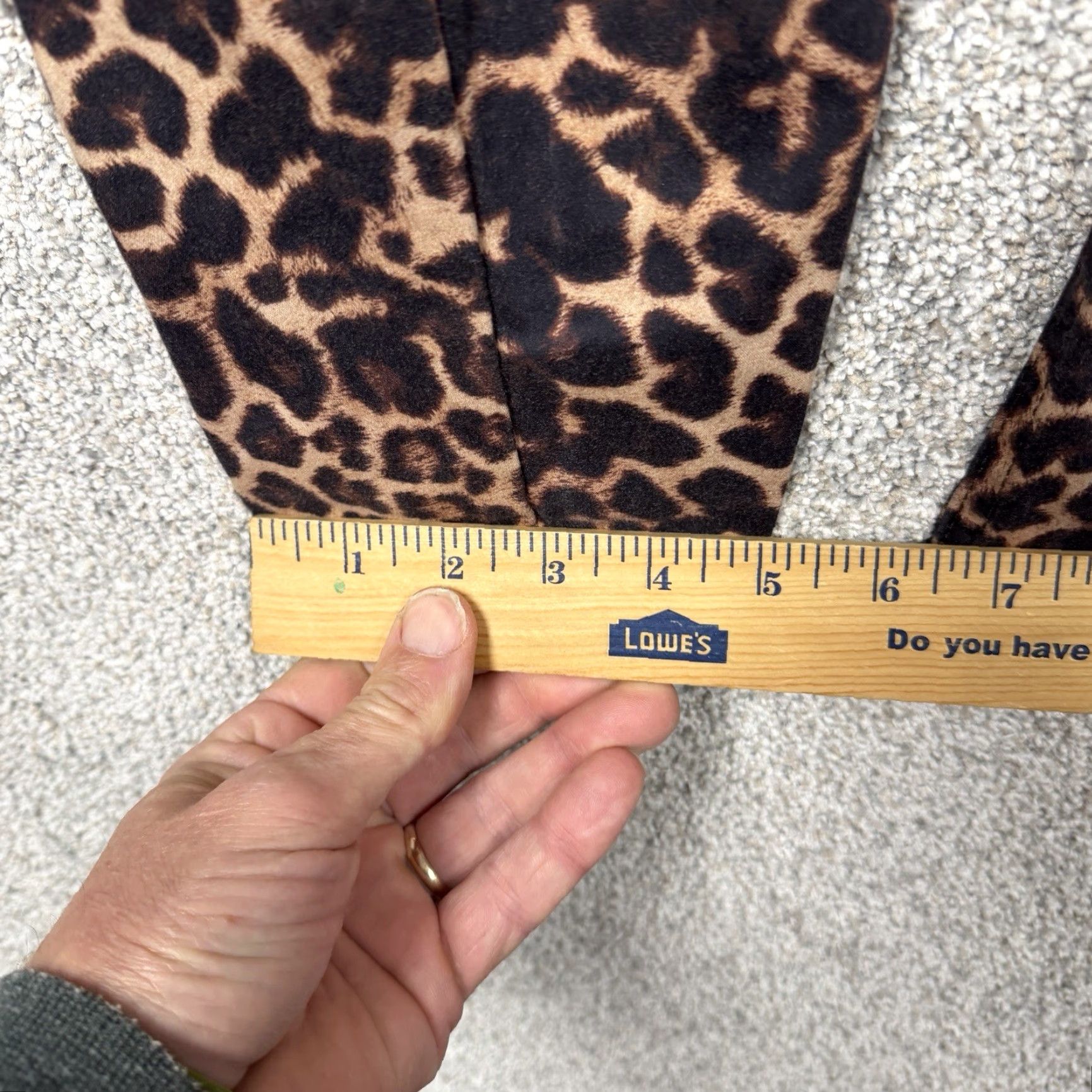 7 For All Mankind Jen7 Jeans Sz 4 Leopard Print Ankle Skinny Mob Wife Y2K Edgy Rock Chic Statement Pants Women Regular Size 4 Brown Lion Print 7 For All Mankind Size 27" / US 4 / IT 40 - 3 Thumbnail