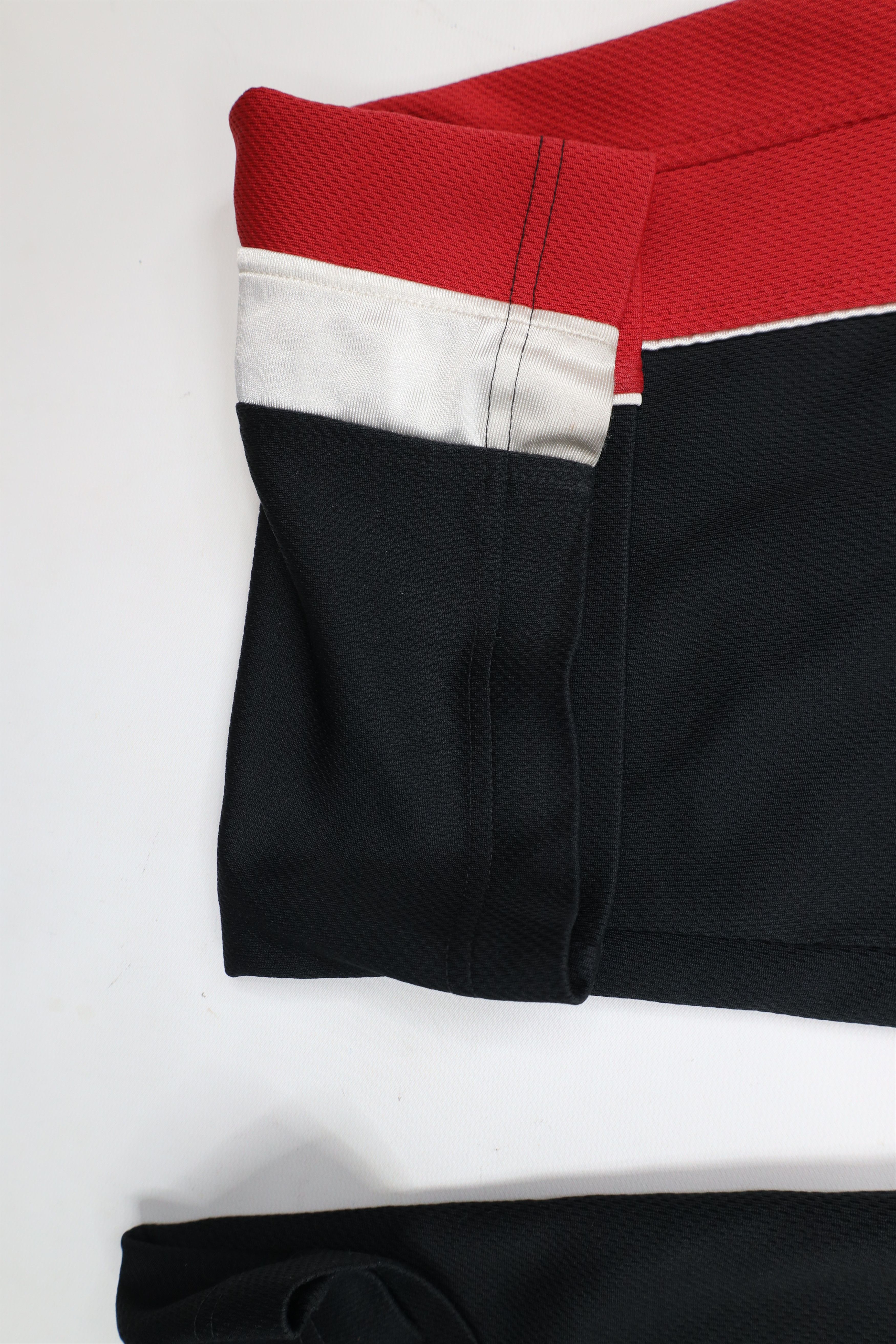 Nike × Vintage Vintage Nike Basketball Mini Swoosh Wide Leg Pants Black Size US 36 / EU 52 - 6 Thumbnail