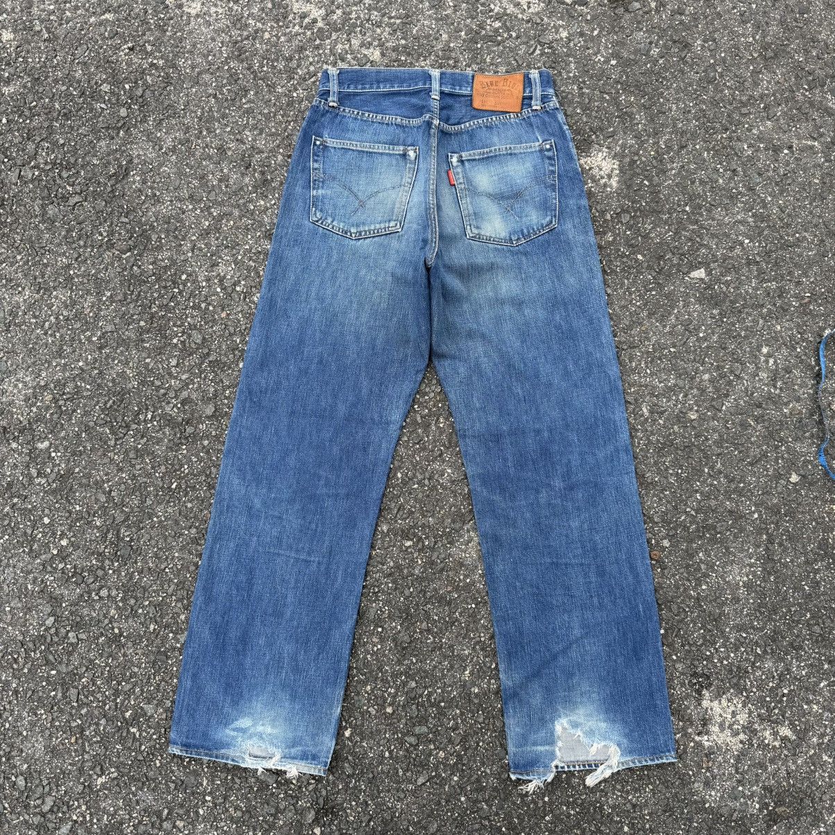 Blue Blue Japan VINTAGE BLUE BLUE BUTTON FLY JEAN DENIM PANT Size US 29 - 3 Thumbnail