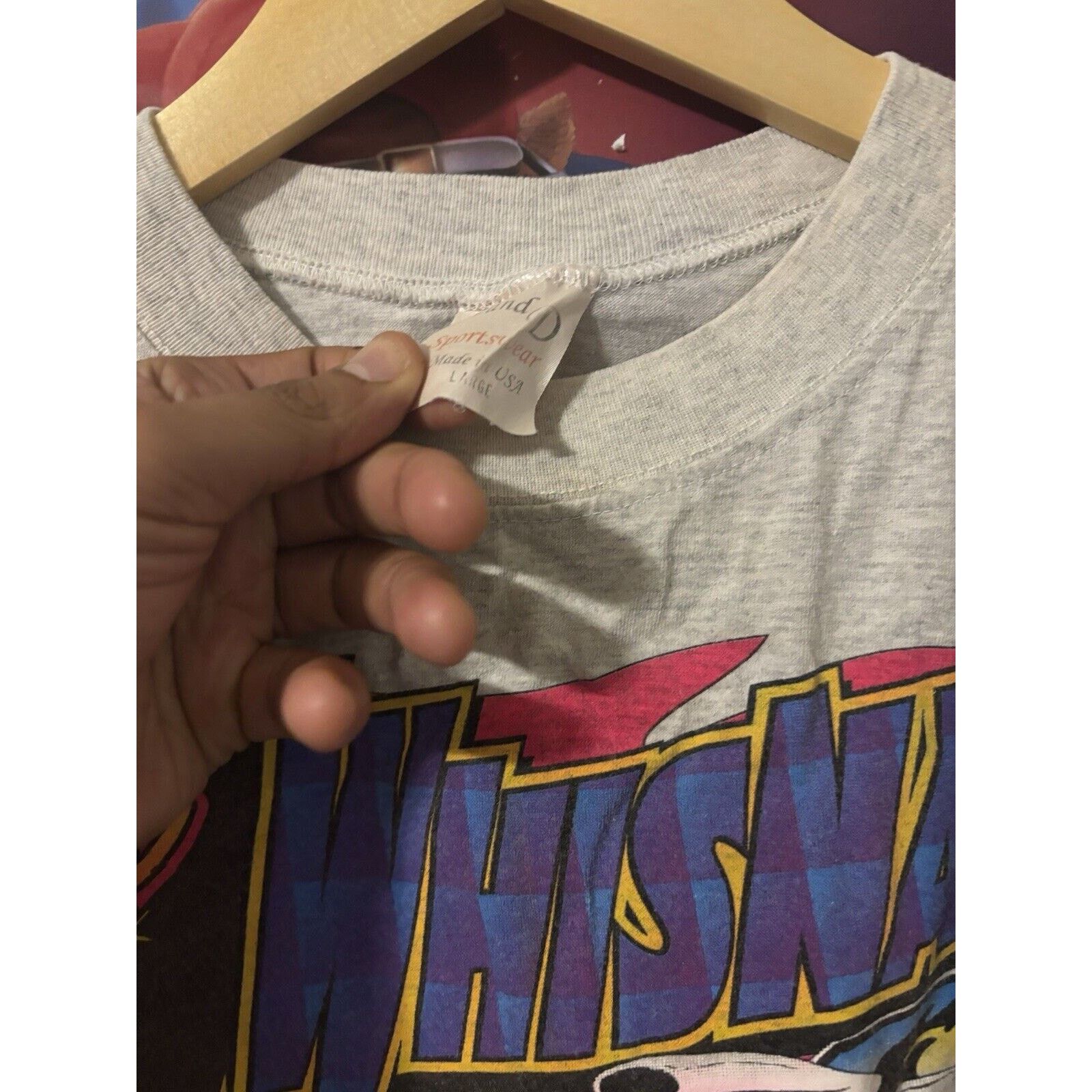 Other Vintage Dan Rocket Nascar Vintage Racing T-shirt grey size L Size US L / EU 52-54 / 3 - 10 Thumbnail