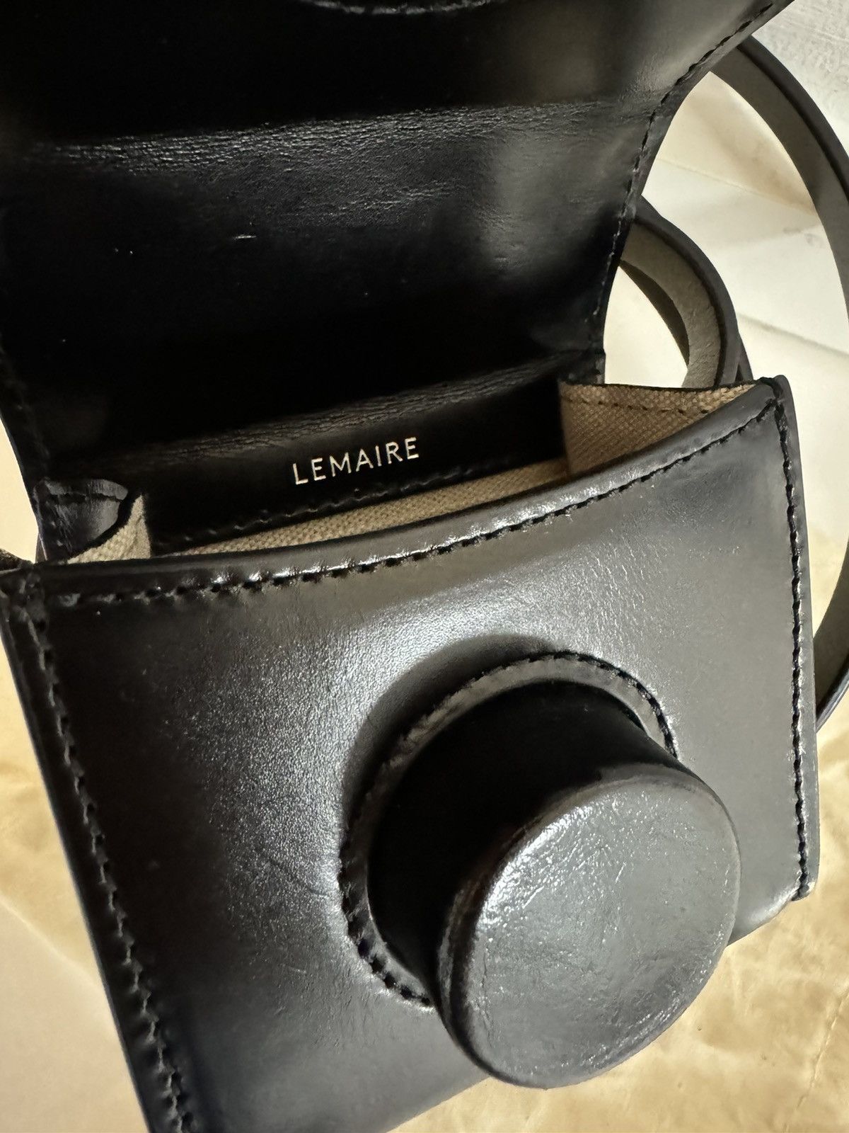 Lemaire Leather Camera Mini Bag Size ONE SIZE - 2 Thumbnail