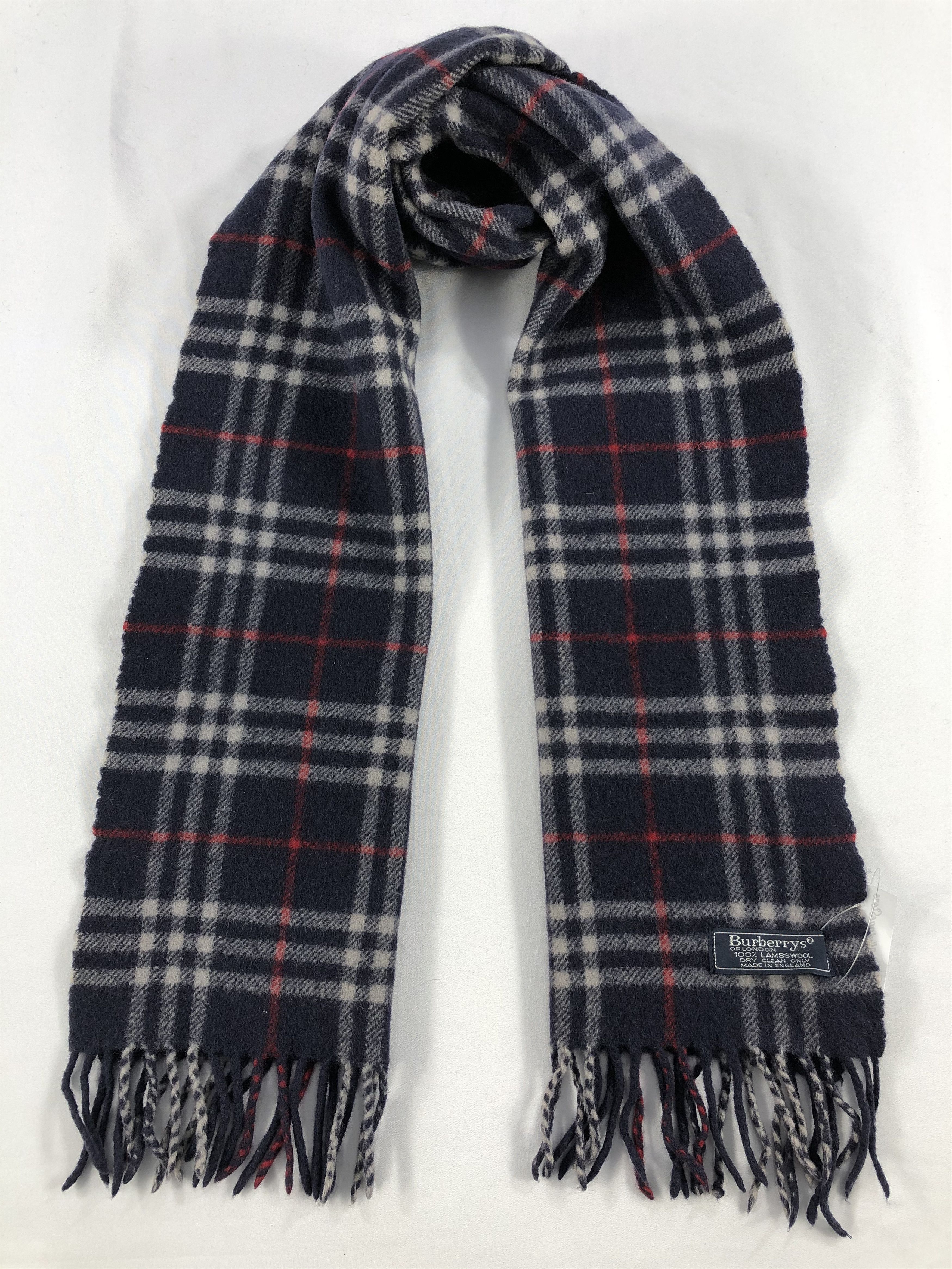 Burberry Vintage Burberry Scarf/Muffler/Neckwear MF1689 Size ONE SIZE - 1 Thumbnail