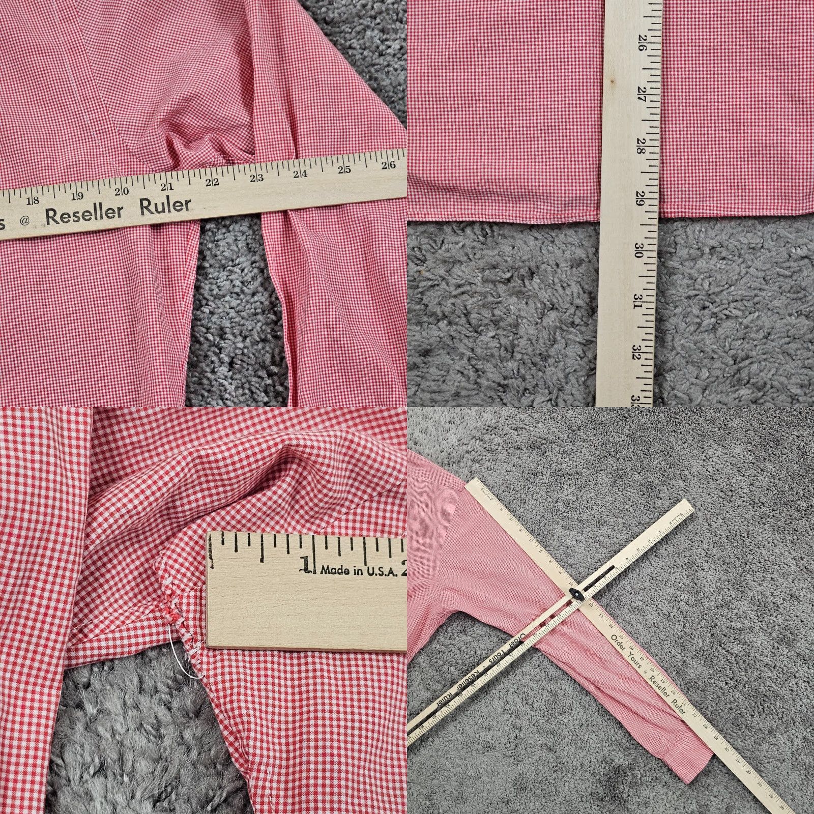 Polo Ralph Lauren VINTAGE Polo Ralph Lauren Shirt Mens Medium M Red Check Long Sleeve Button-Up Classic Preppy Size US M / EU 48-50 / 2 - 8 Thumbnail