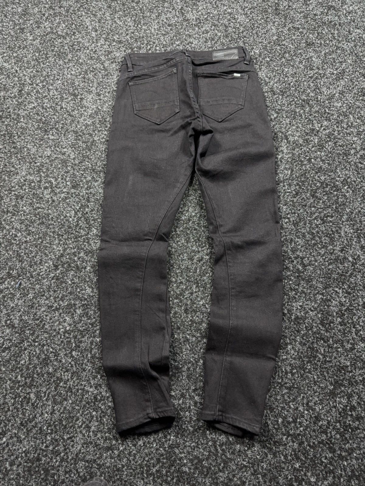 G-Star G-Star Opium Avant Garde RAW Arc 3D Mid Skinny Black Jeans Size 25" / US 0 / IT 36 - 9 Thumbnail