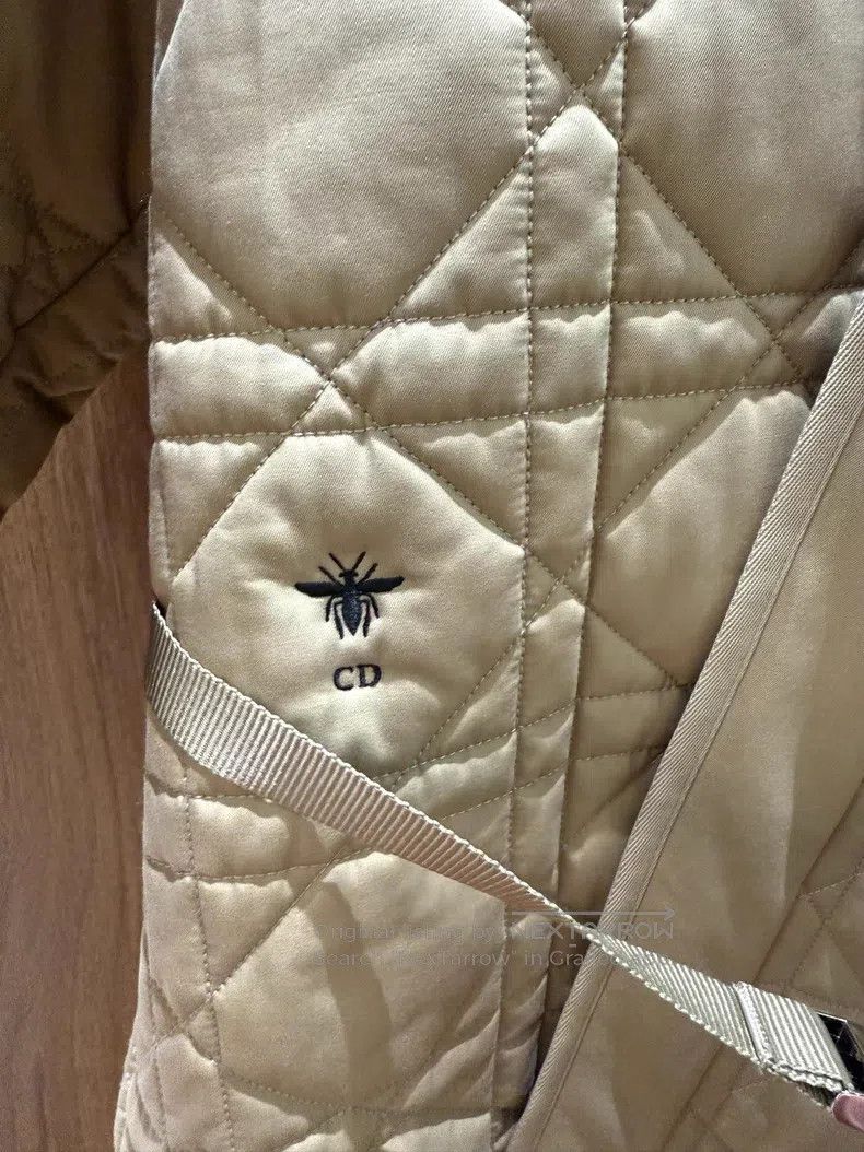 Dior Dior Cotton jacket with rattan plaid tie Size XS / US 0-2 / IT 36-38 - 3 Thumbnail