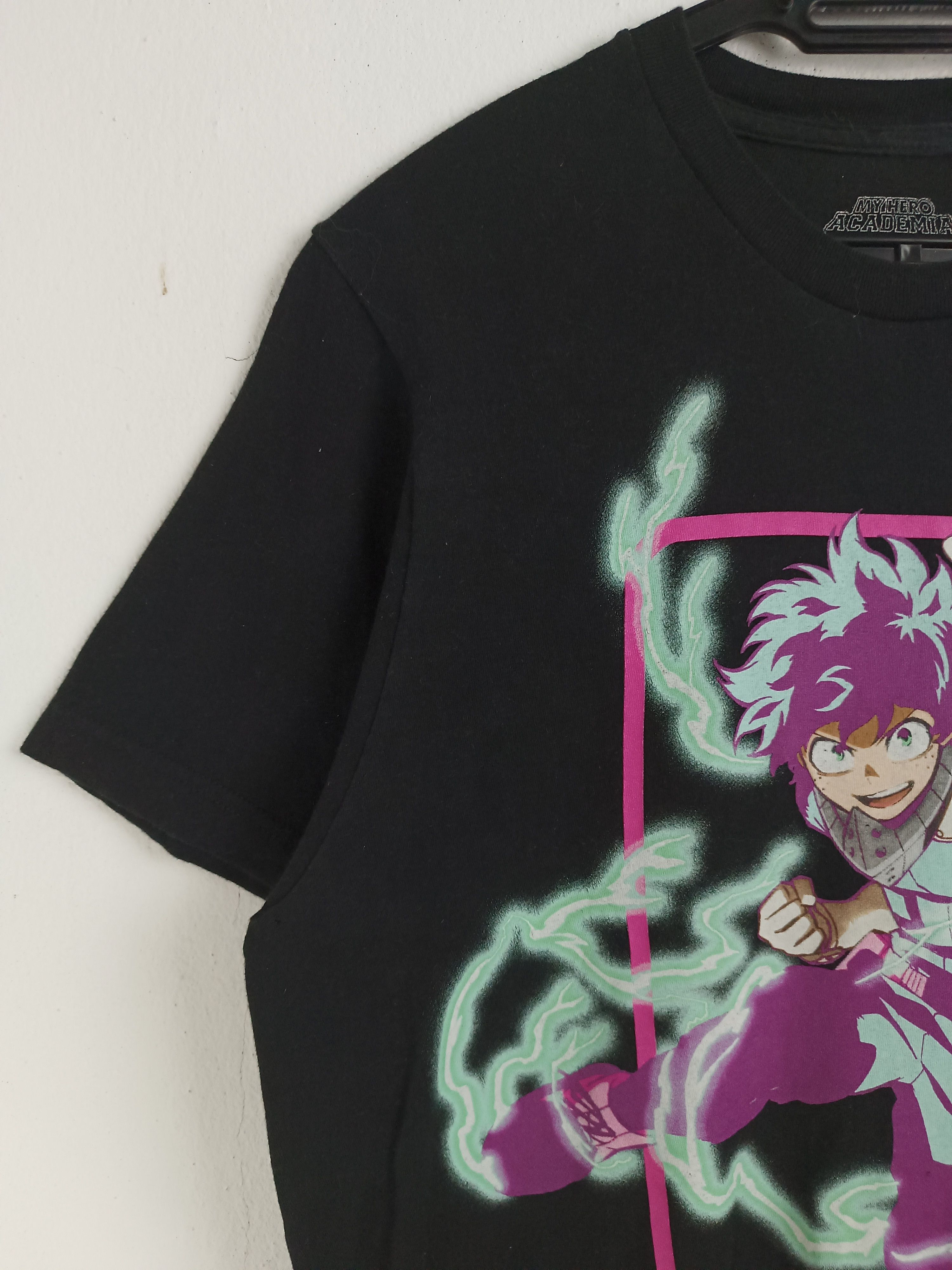 Anime VINTAGE MY HERO ACADEMIA DEKU POWER LIGHTNING TEE bleach Size US M / EU 48-50 / 2 - 5 Thumbnail