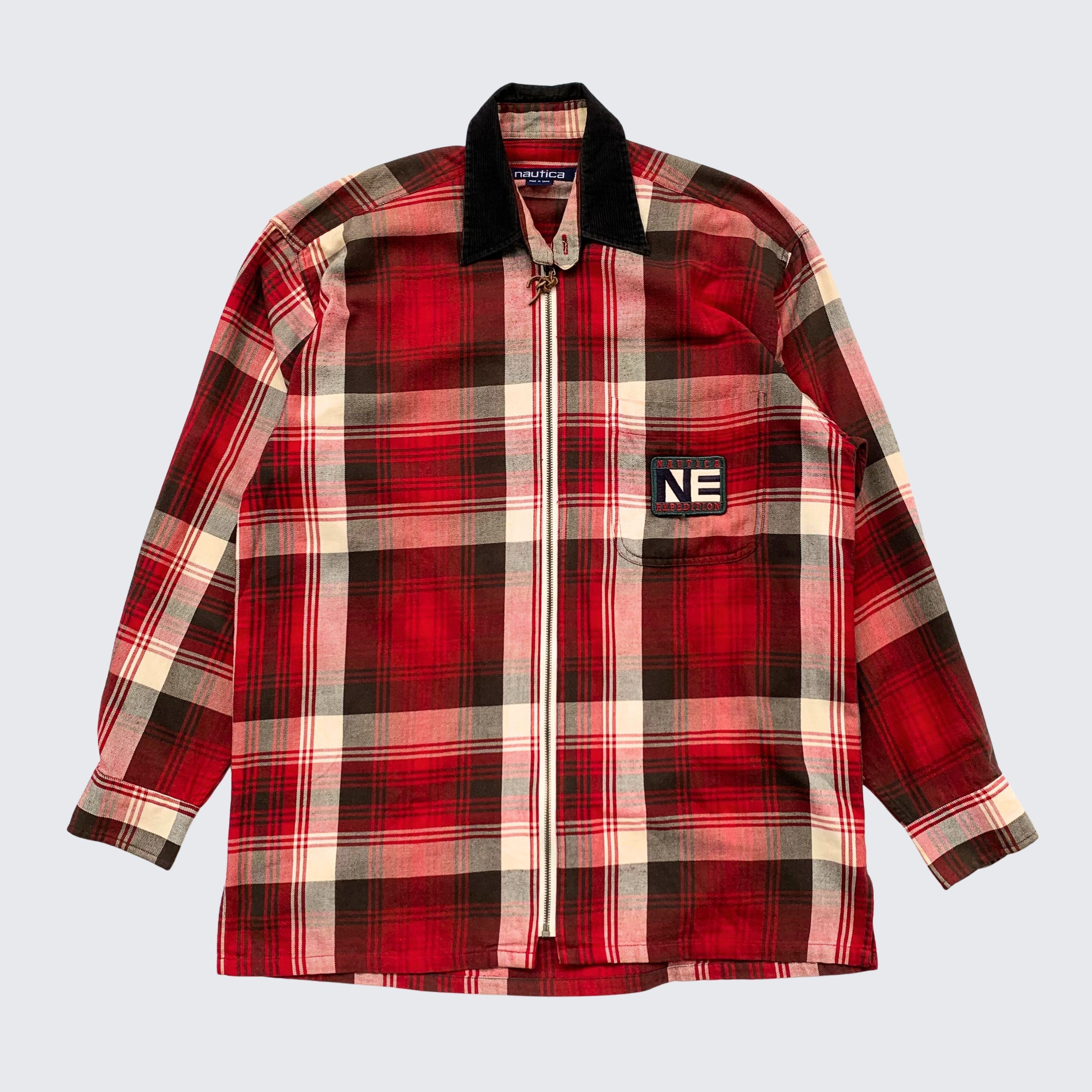 Nautica Vintage Nautica Expedition Zipper Flannel Jacket Size US M / EU 48-50 / 2 - 1 Thumbnail