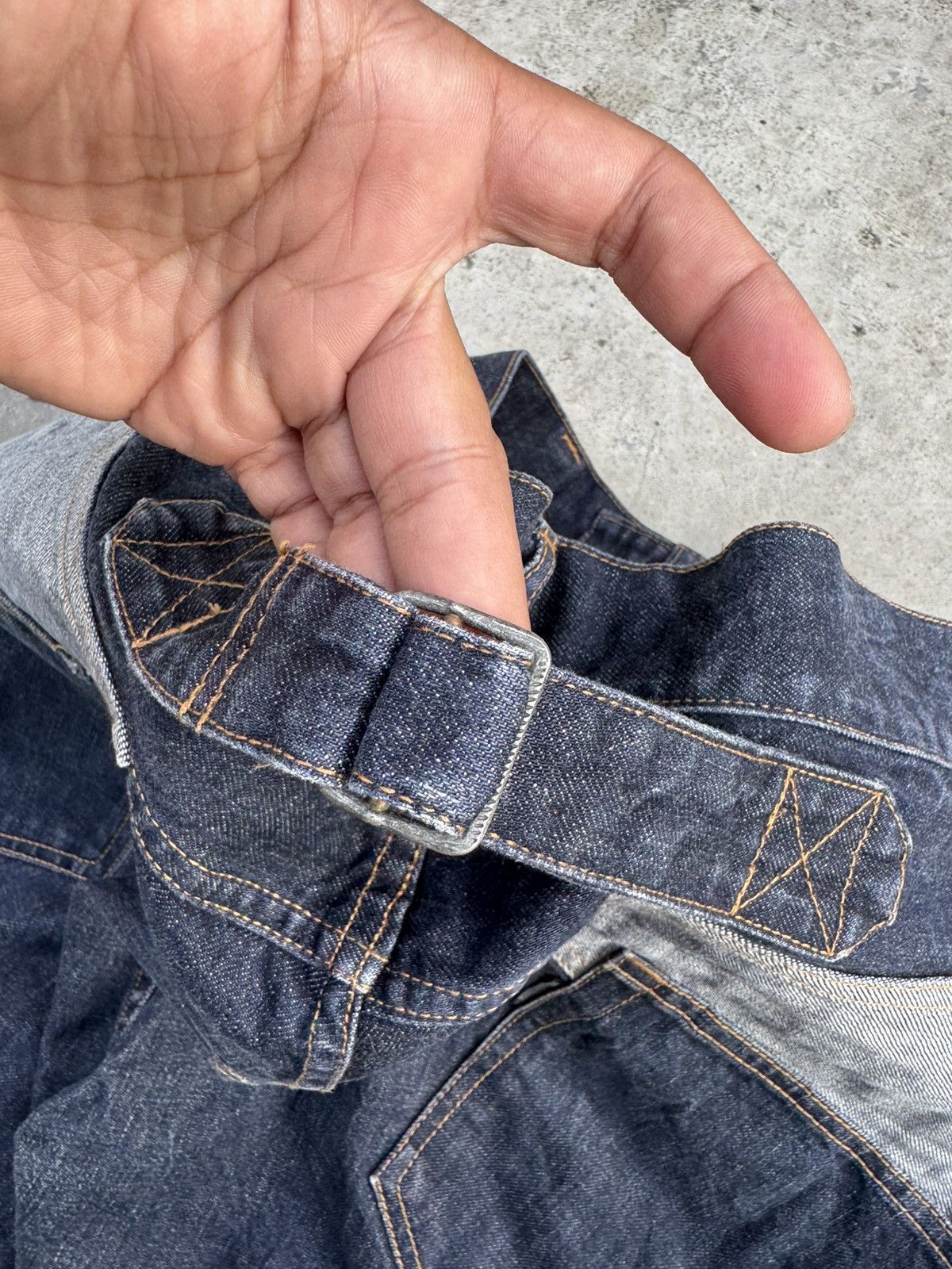 CABANE de ZUCCa Asymmetrical 11 button denim Size US 33 - 7 Thumbnail