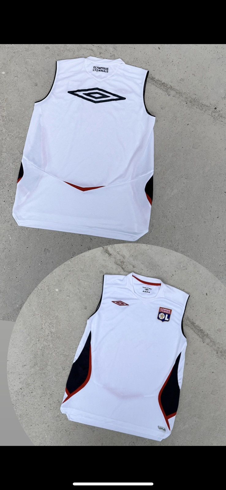Umbro VINTAGE UMBRO OLIMPIQUE LYONNAIS JERSEY BIG LOGO Size US M / EU 48-50 / 2 - 1 Thumbnail