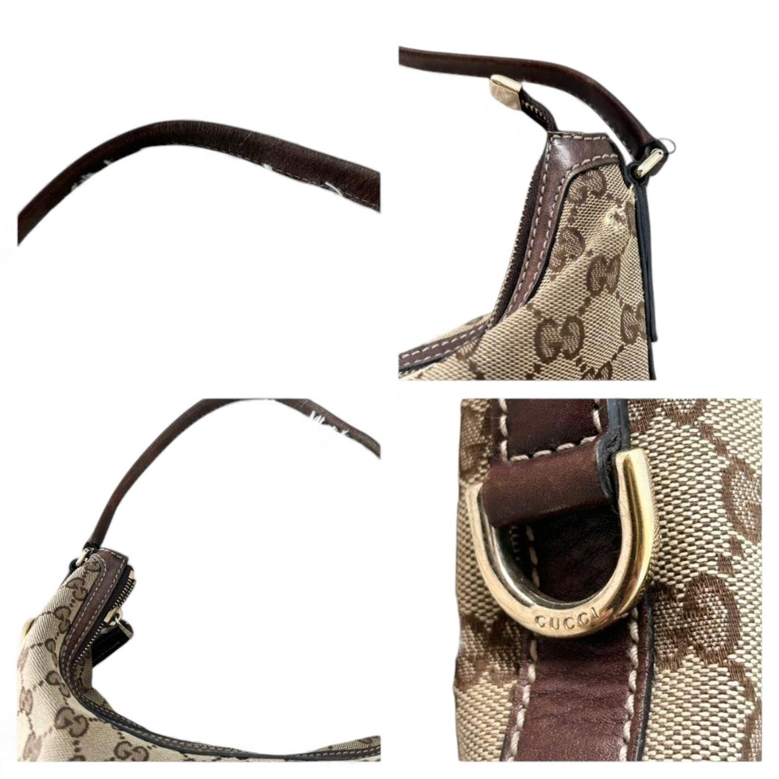 Other Gucci - Monogram Canvas Leather Shoulder Bag Size ONE SIZE - 6 Thumbnail