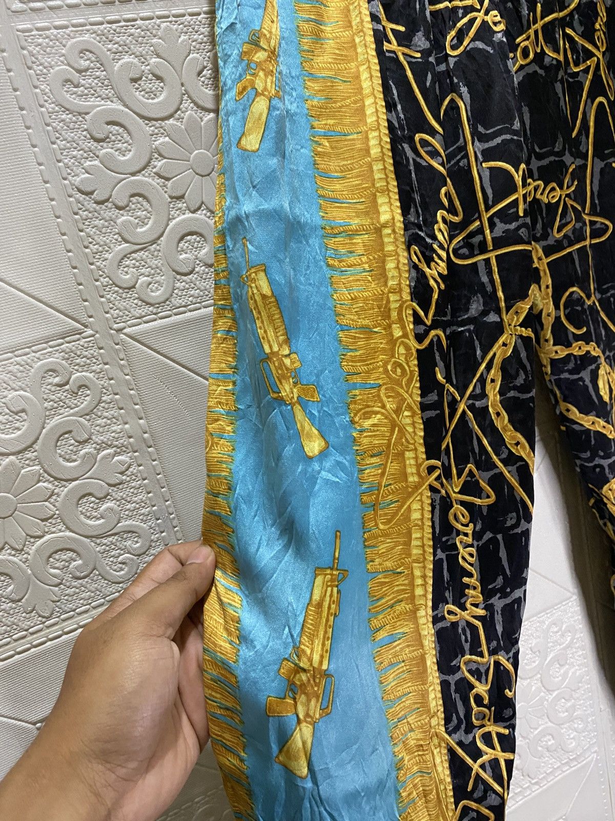 Jeremy Scott Jeremy Scott Verly Hills Satin Pants Size 31" - 3 Thumbnail