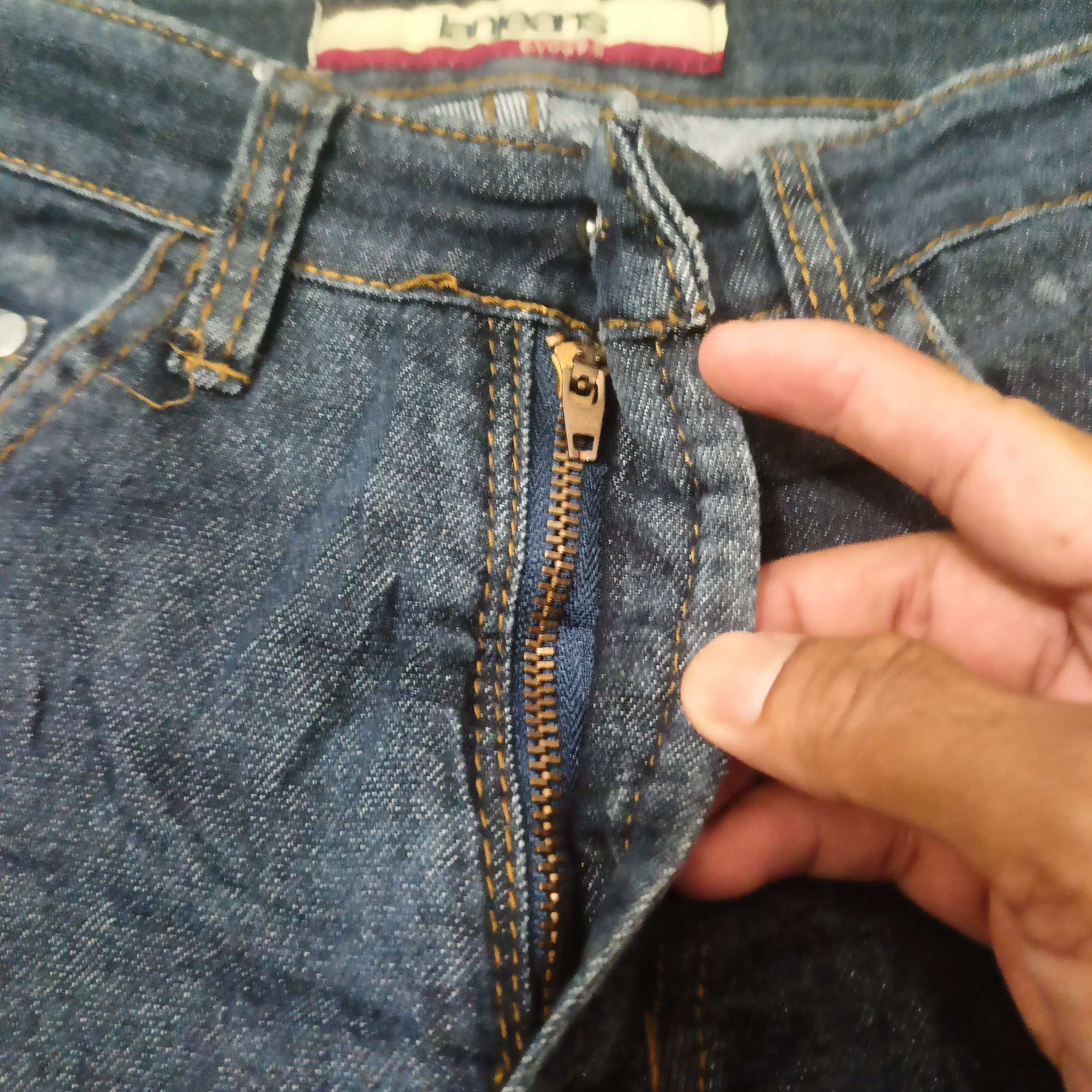 Japanese Brand Lan Jeans Flared Ripped Bootcut Size 27" / US 4 / IT 40 - 3 Thumbnail