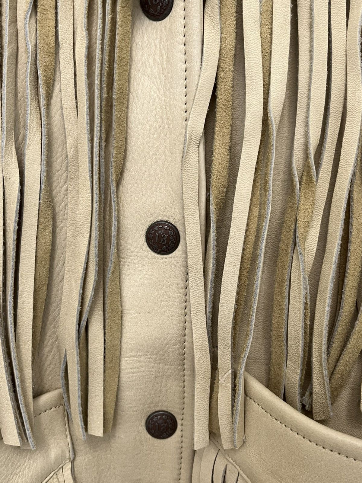 R13 Leather Fringe Jacket. Size ONE SIZE - 4 Thumbnail
