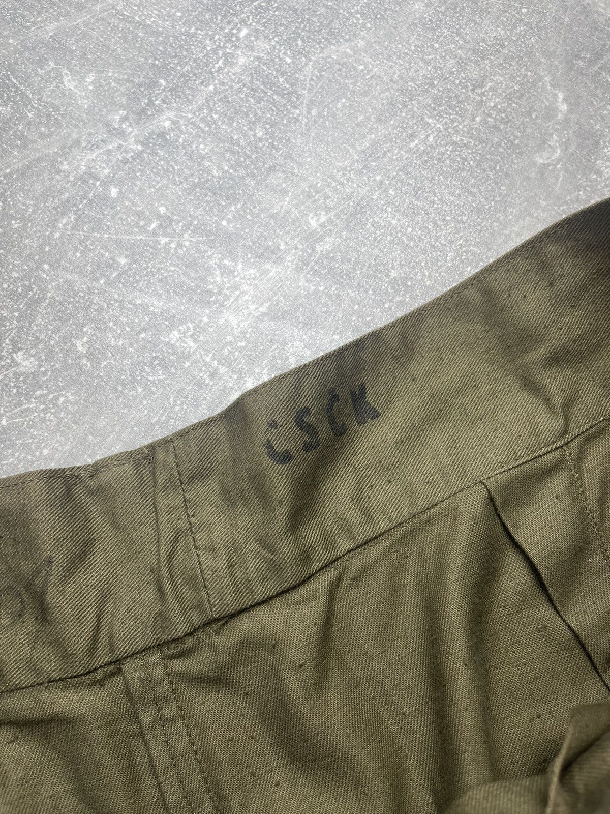 Other Vintage USSR Field Pants M39 Infantry Military Uniform Green Size US 36 / EU 52 - 12 Thumbnail