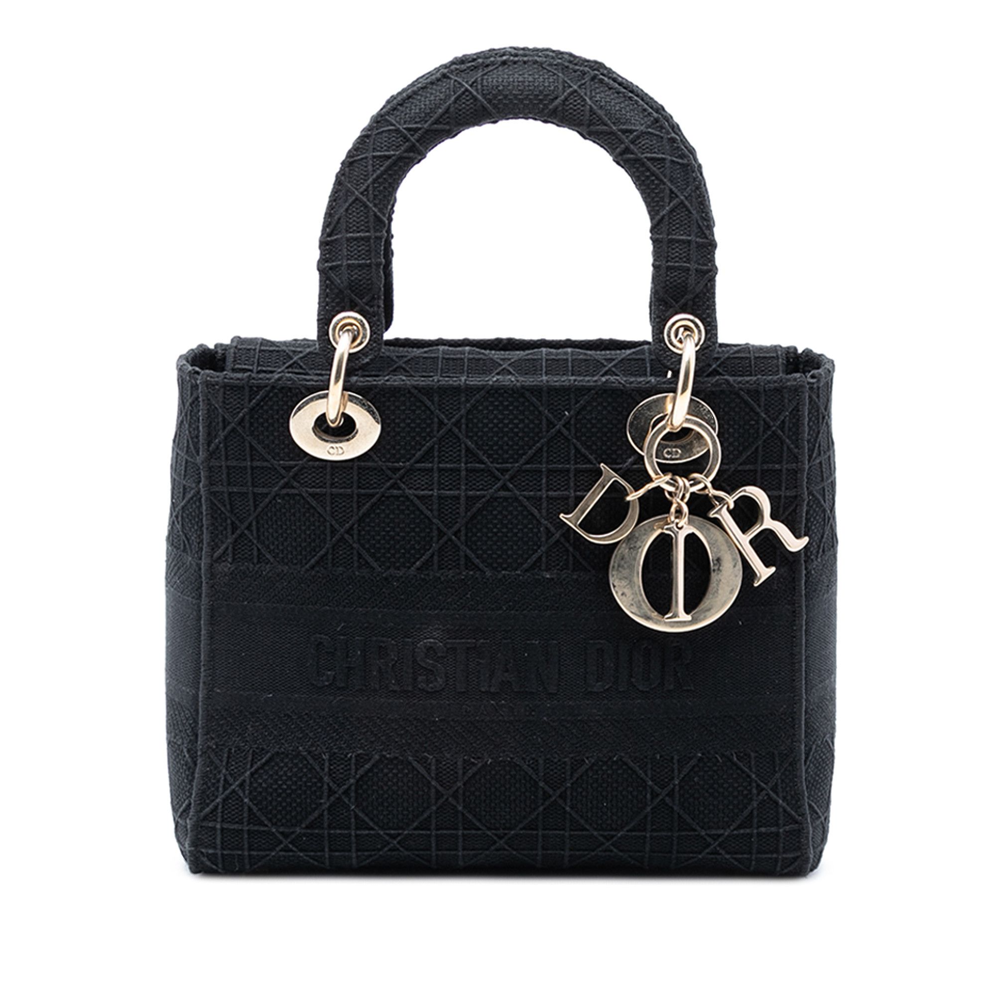 Dior Dior Medium Canvas Cannage Lady D Lite Size ONE SIZE - 1 Thumbnail