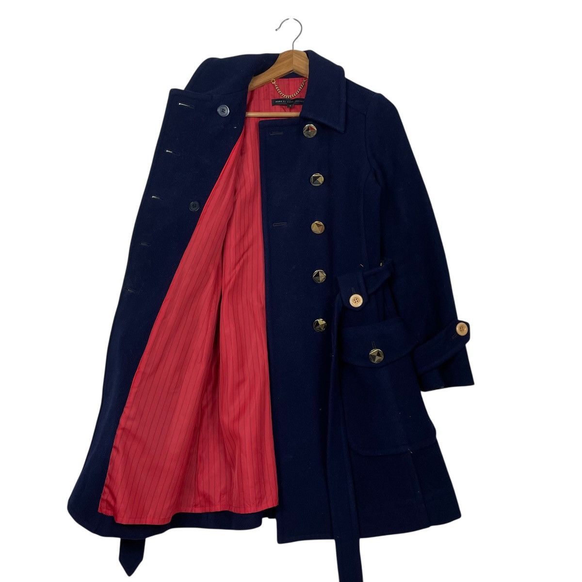 Marc Jacobs Marc By Marc Jacobs Double Breasted Wool Coat Size XS / US 0-2 / IT 36-38 - 10 Thumbnail