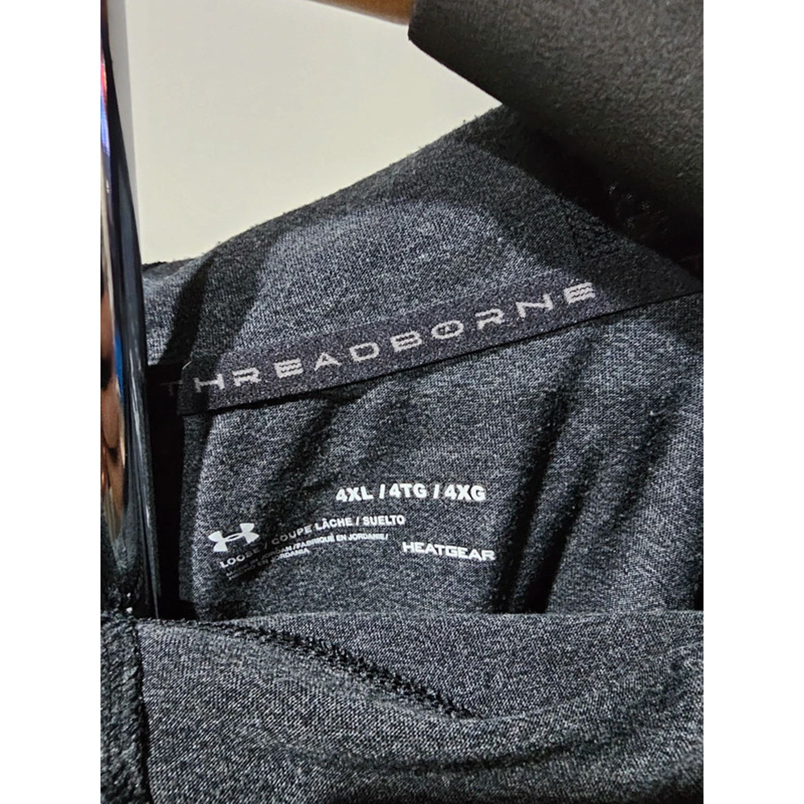 Under Armour Under Armour Threadborne HeatGear hooded shirt men's 4XL. Size US XXL / EU 58 / 5 - 3 Thumbnail