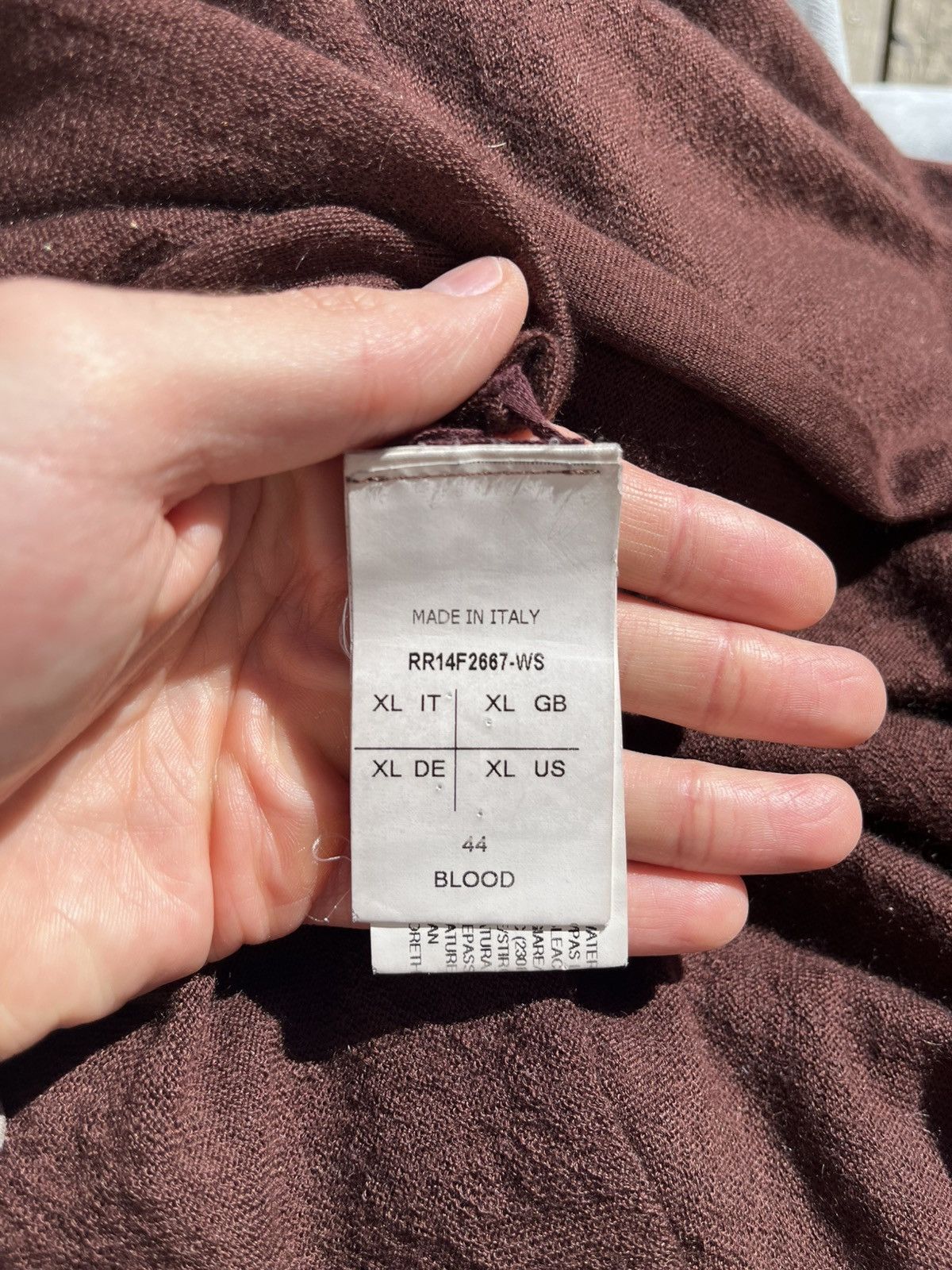 Rick Owens Rick Owens Cashmere Sweater Size US XL / EU 56 / 4 - 4 Thumbnail