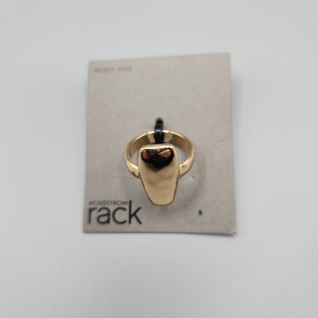 Designer Nordstrom Rack Gold-Tone Ring Size 8 Size ONE SIZE - 2 Thumbnail
