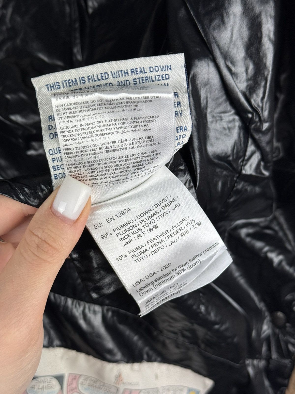 Moncler Moncler Saf Giubbotto Ladies Quilted Down Jacket Size 3 Size L / US 10 / IT 46 - 22 Thumbnail