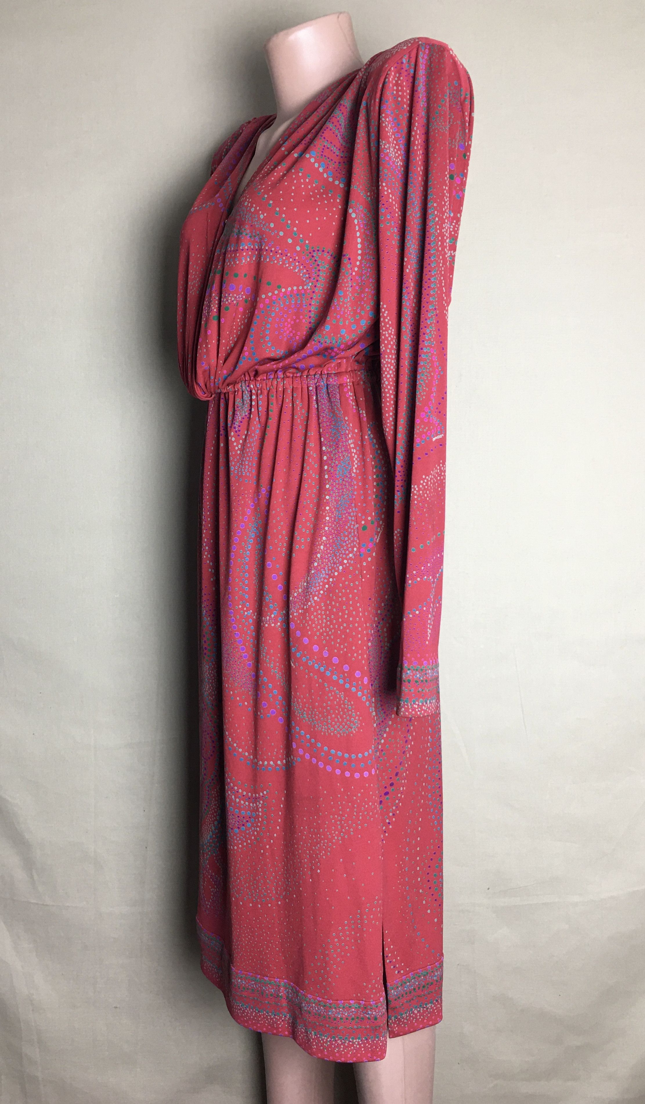 Leonard Paris Leonard Paris Vintage Silk Dress Paisley Print Size M / US 6-8 / IT 42-44 - 2 Thumbnail