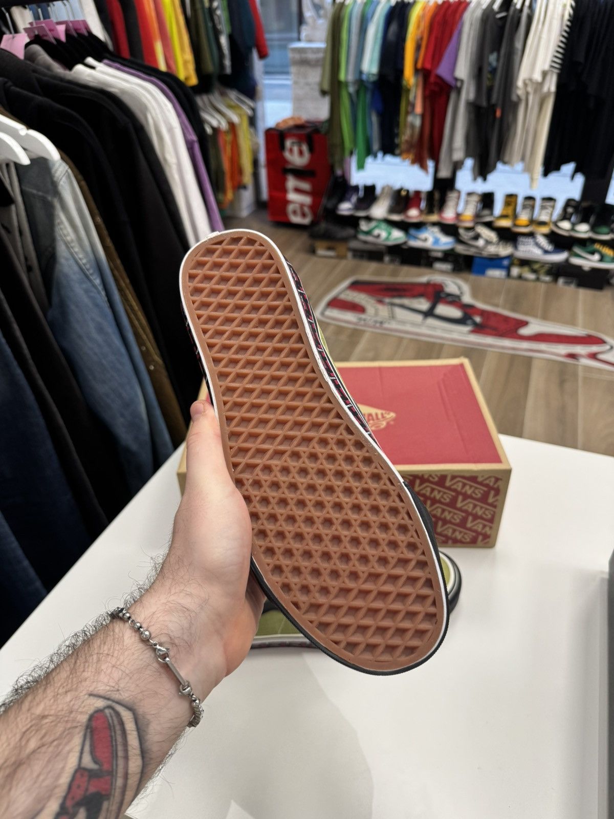 Patta × Vans Vans x patta hi olive 42,5 Size US 9.5 / EU 42-43 - 14 Thumbnail