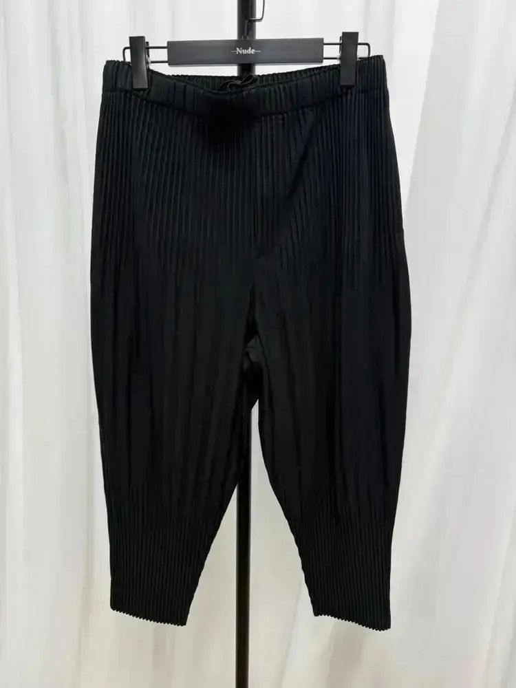 Issey Miyake Sz 3 Issey Miyake Pleats Please Cropped Pants-2505 Size US 32 / EU 48 - 1 Thumbnail