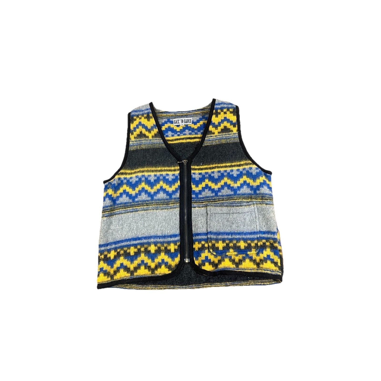 Handmade Vintage Wool Vest Aztec Western Native Cowboy Tribal Jacket Size US M / EU 48-50 / 2 - 1 Thumbnail
