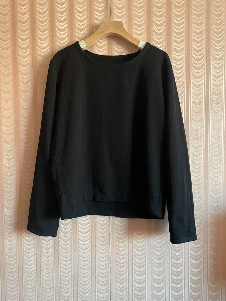 Y's Black Blouse Long Sleeve