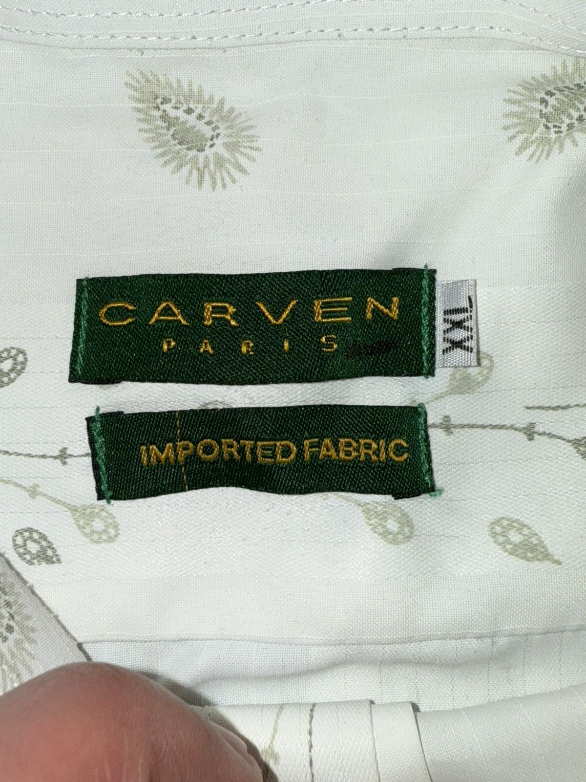 Designer × Vintage ***FINAL DROP***RARE CARVEN PARIS SHORT SLEEVE BUTTON UP XXL Size US XXL / EU 58 / 5 - 9 Thumbnail
