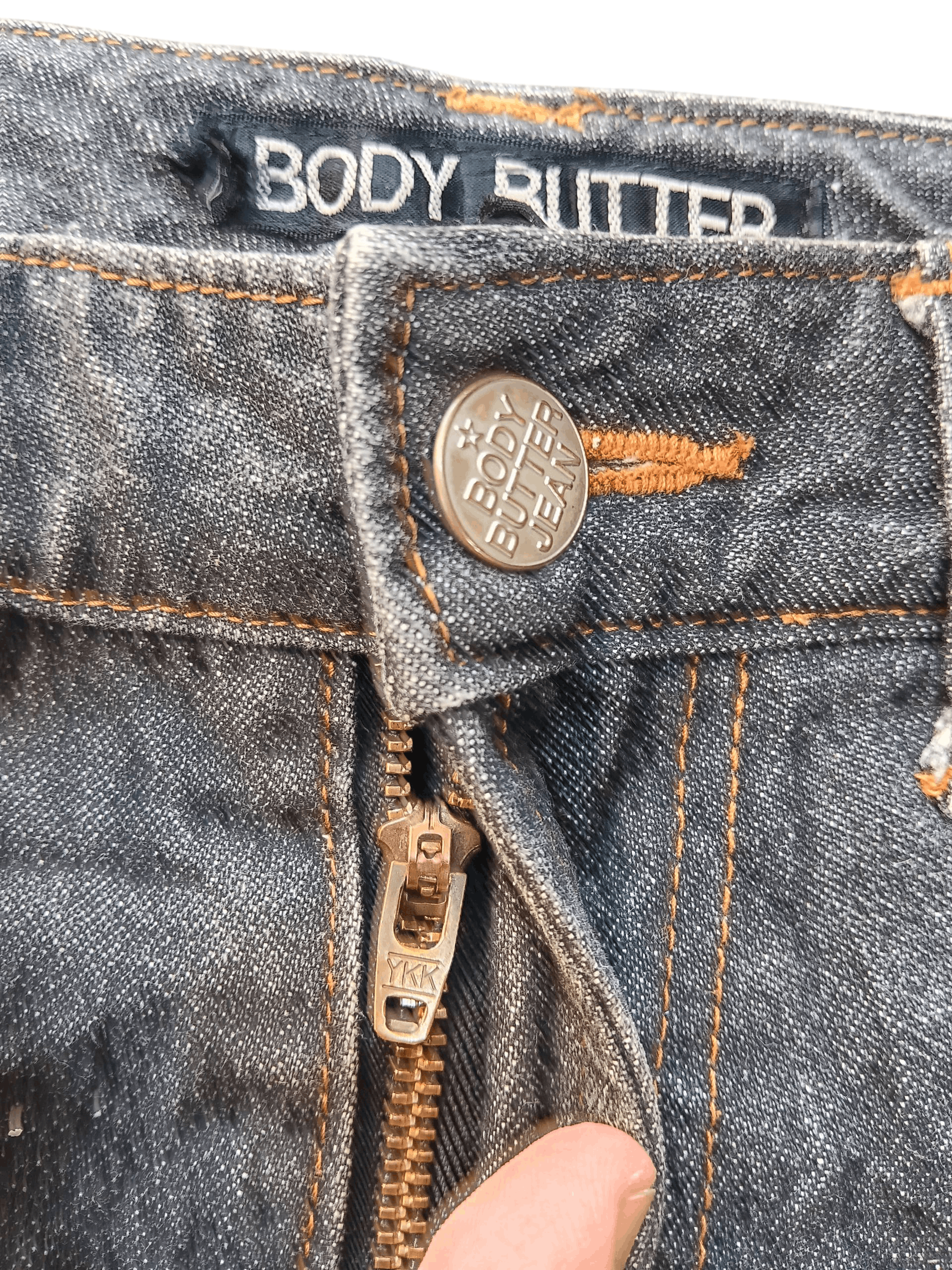 Japanese Brand Body butter rebuild denim flare bootcut Size US 31 - 11 Thumbnail
