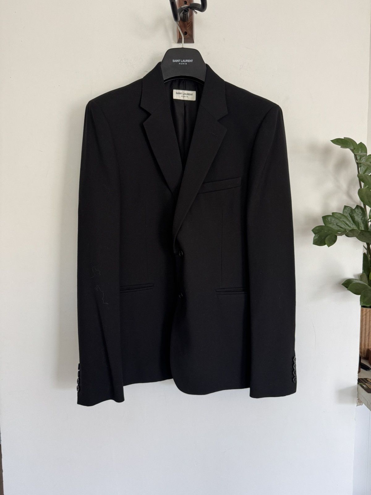 Saint Laurent Paris 2 button Blazer Size 52R - 1 Thumbnail