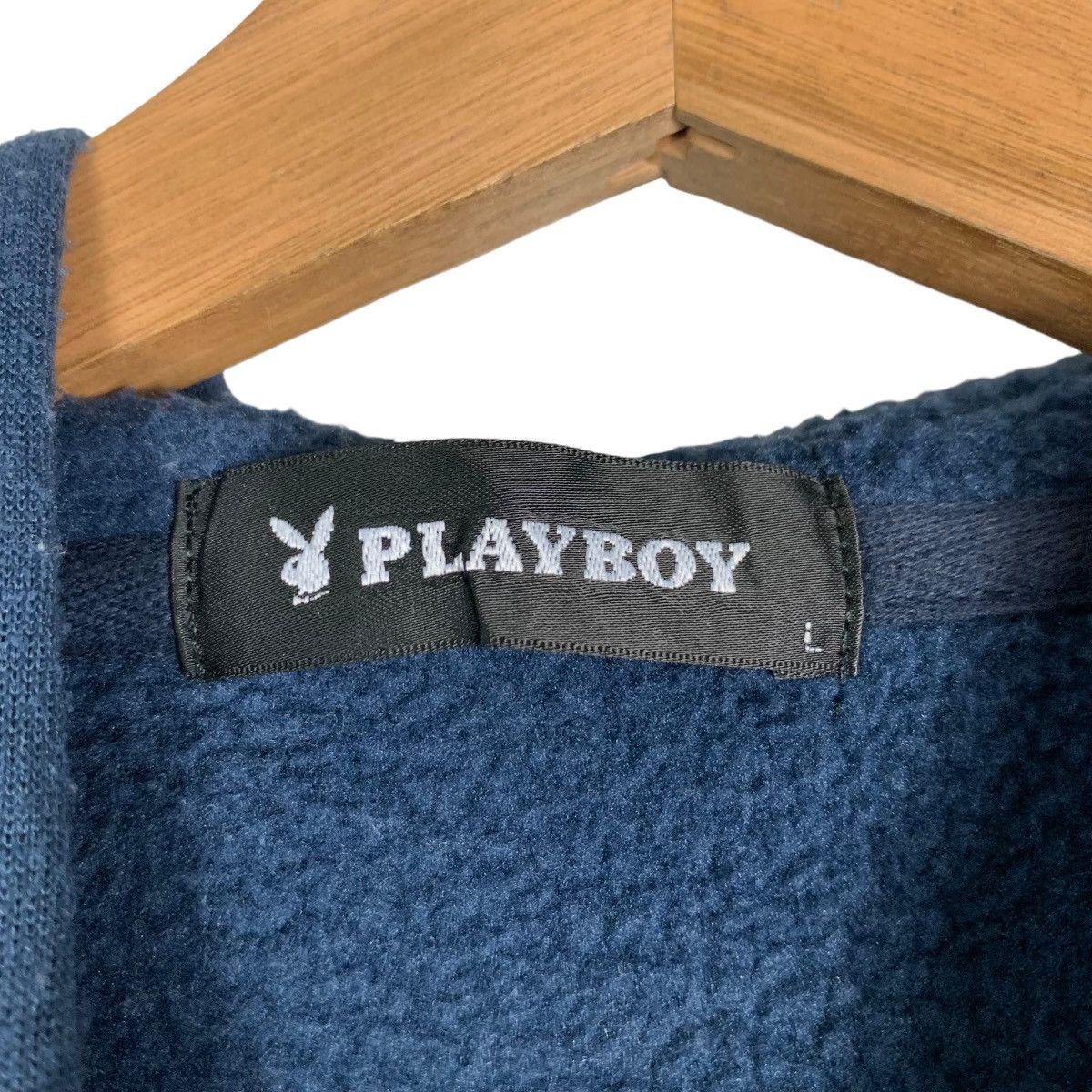Playboy PLAYBOY Big Logo Pullover Hoodies Sweatshirt #1368-C62 Size US L / EU 52-54 / 3 - 14 Thumbnail