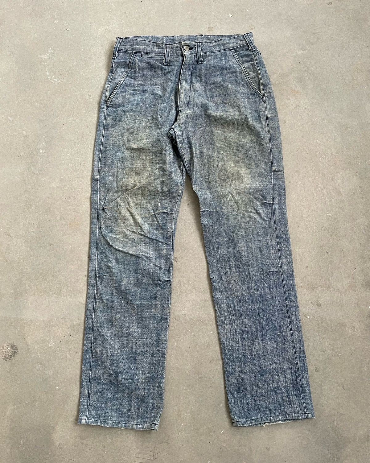 Japanese Brand ENUFIROH DENIM PANT Size US 30 / EU 46 - 1 Thumbnail