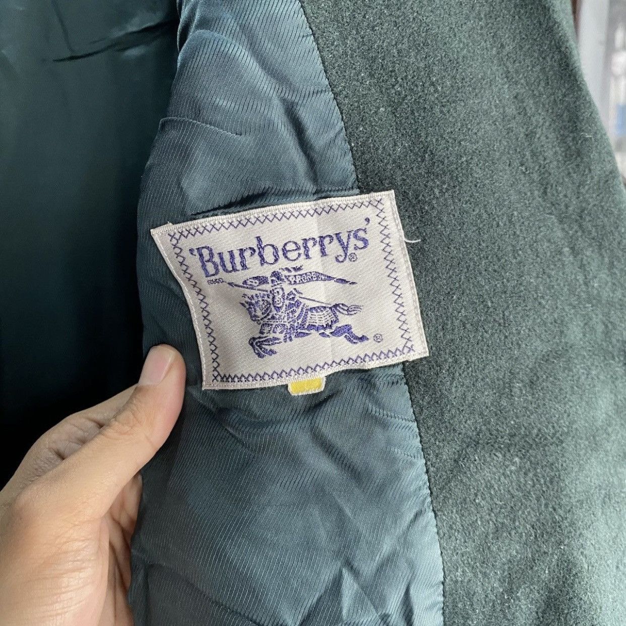 Burberry Vintage Burberry 100% Wool Double Breasted Blazer Jacket Size US S / EU 44-46 / 1 - 12 Thumbnail