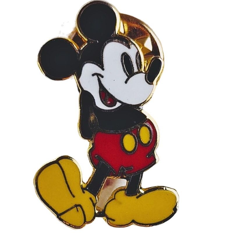 Disney Vintage Disney Mickey Mouse Enamel Pin Classic Pose Size ONE SIZE - 1 Thumbnail