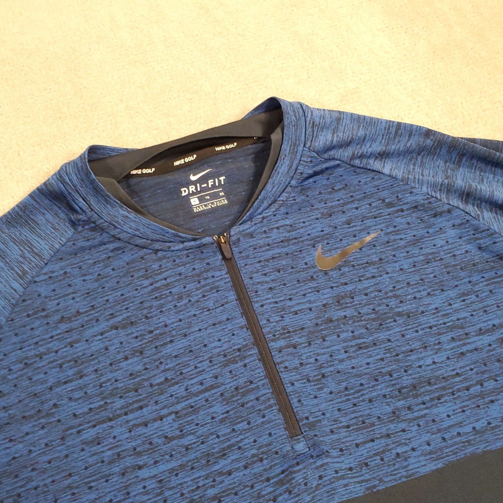 Nike Nike Pullover Mens XL Blue Quarter Zip Blade Shirt Jacket 892221 431 Size US XL / EU 56 / 4 - 2 Thumbnail