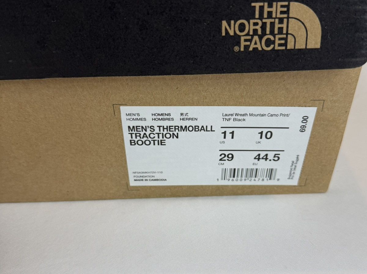 The North Face Mens North Face Thermoball booties Size US 11 / EU 44 - 11 Thumbnail