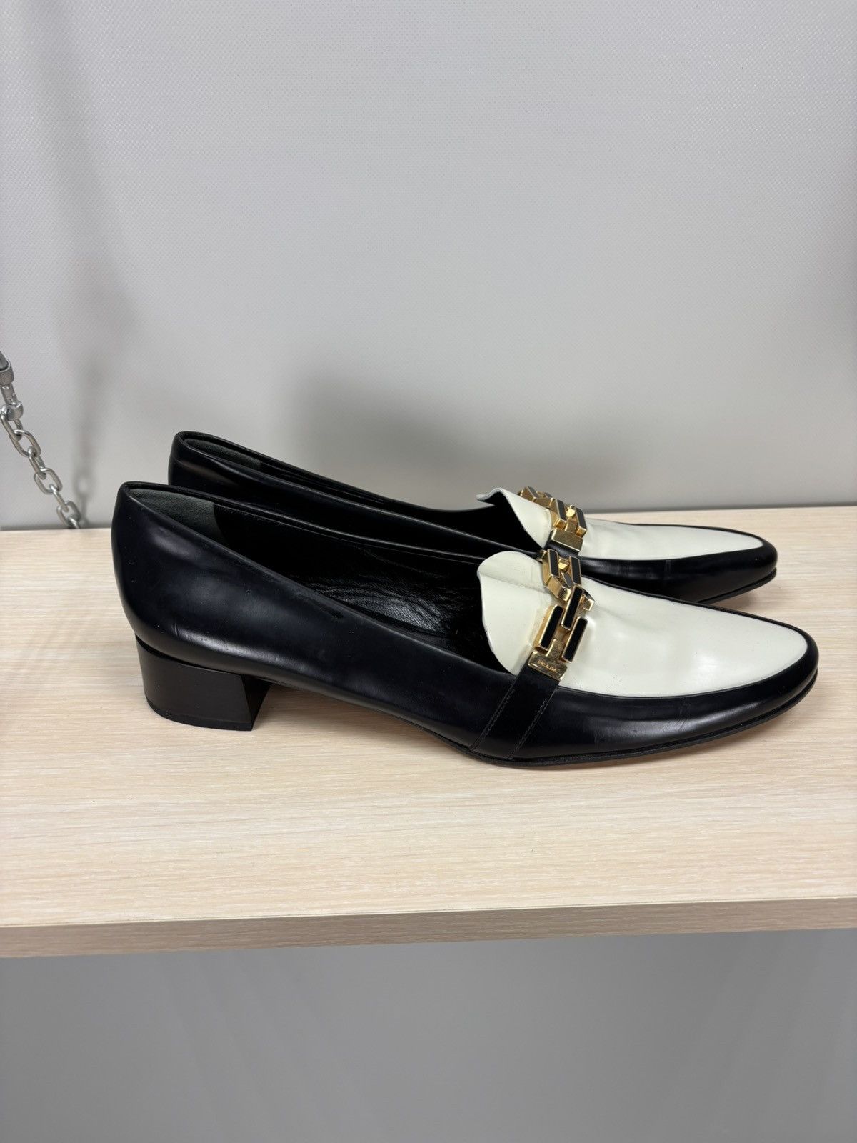 Prada Womens shoes Prada Size 40 1/2 Color Black Size US 10.5 / IT 40.5 - 6 Thumbnail